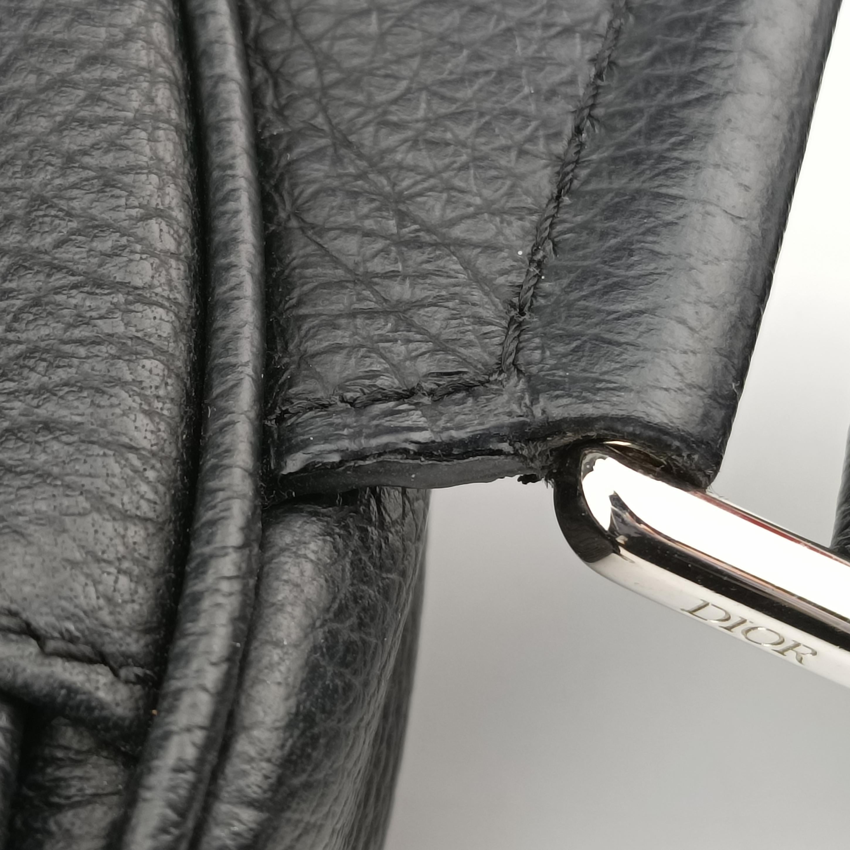 Secondhand Christian Dior Saddle Black leather  crossbodybag | stylenewstar