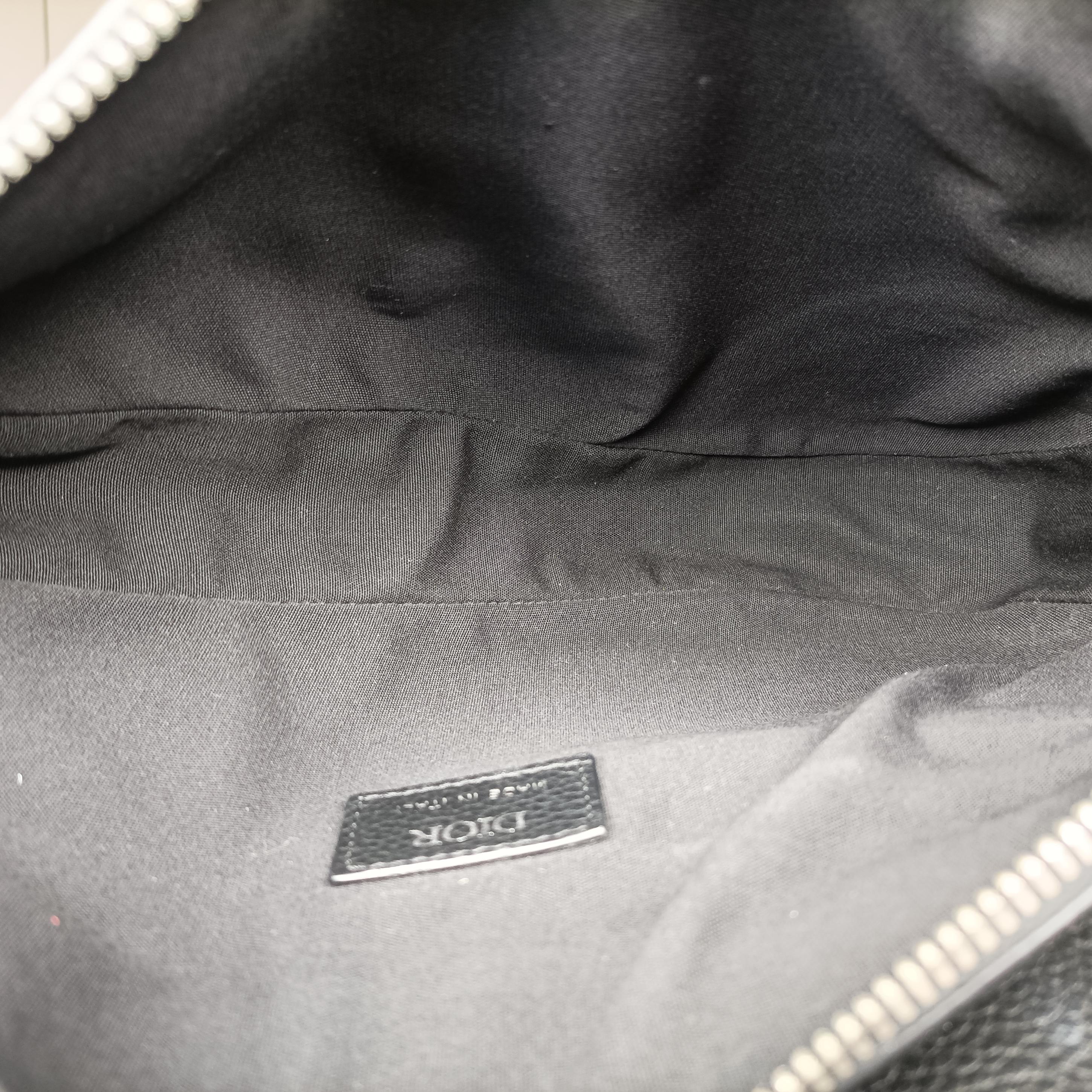 Secondhand Christian Dior Saddle Black leather  crossbodybag | stylenewstar