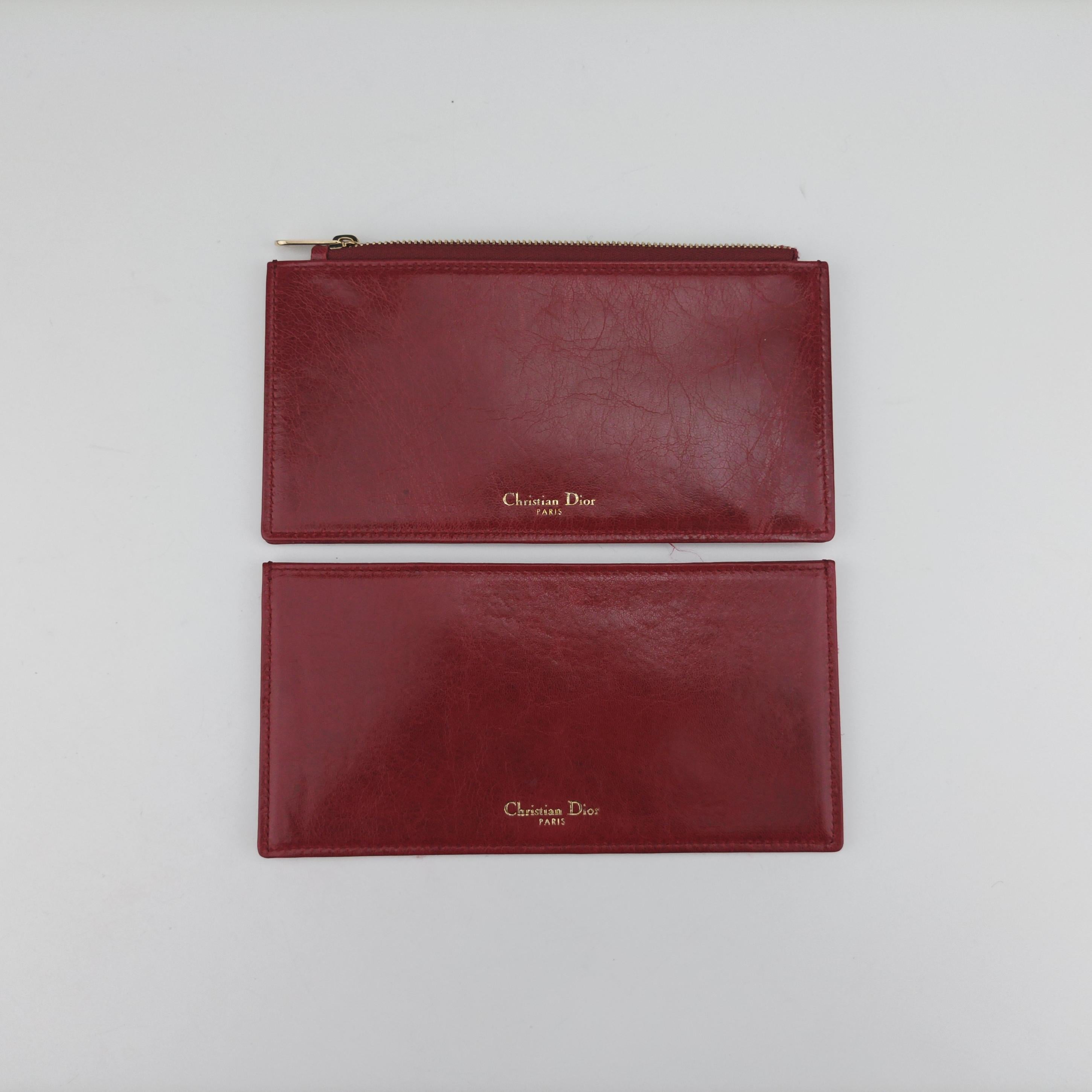 Vintage Christian Dior Lady Dior Red Lambskin  shoulderbag | stylenewstar