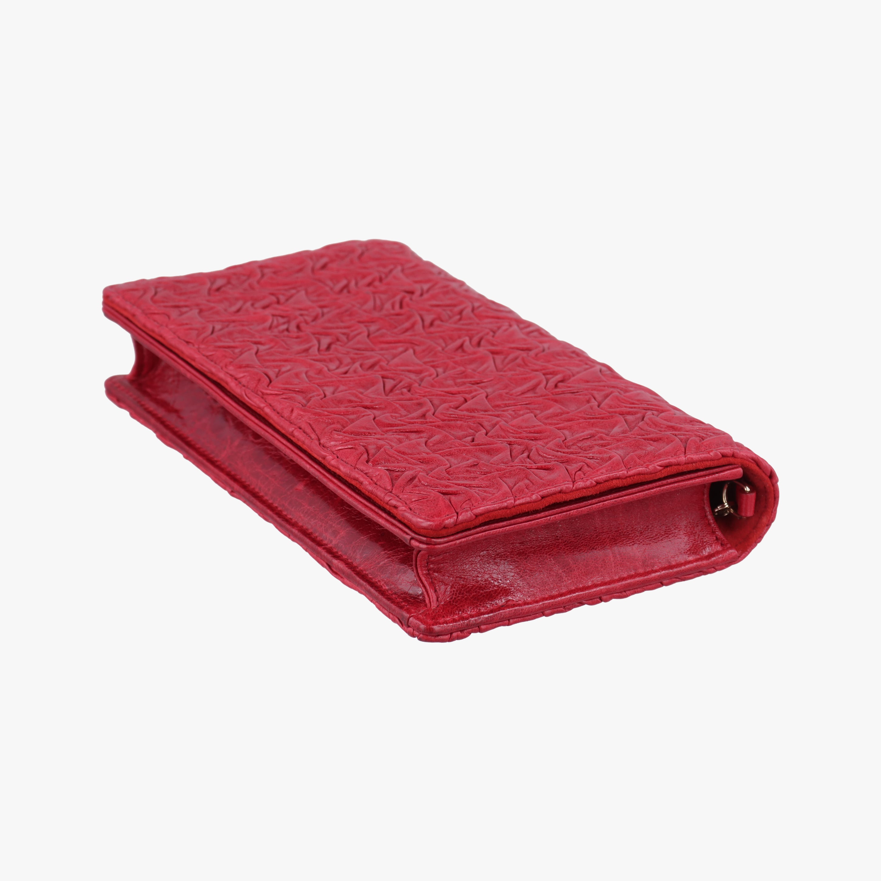 Vintage Christian Dior Lady Dior Red Lambskin  shoulderbag | stylenewstar