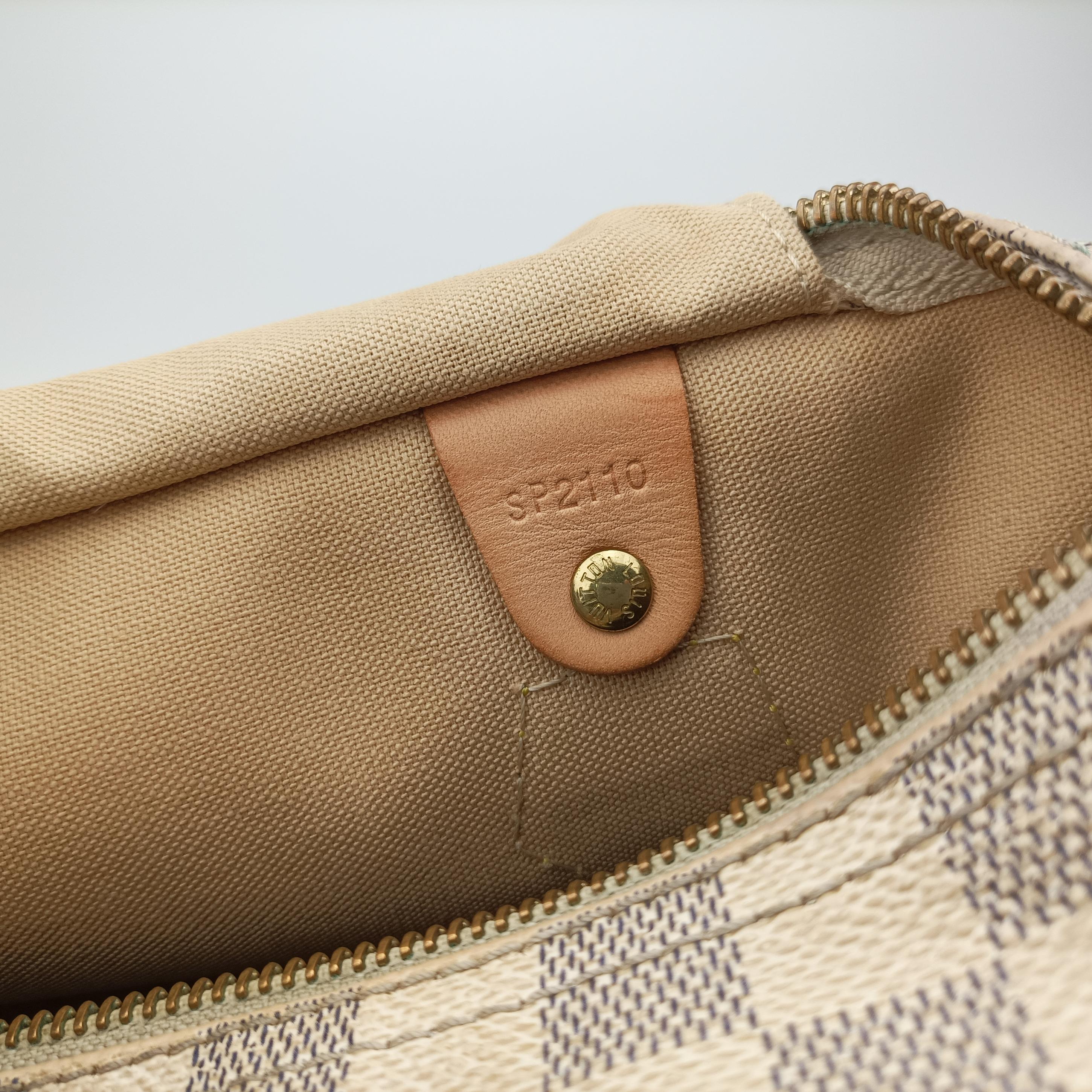 Pre-owned Louis Vuitton Speedy 30 Azur Damier Canvas N41533 handbag | stylenewstar