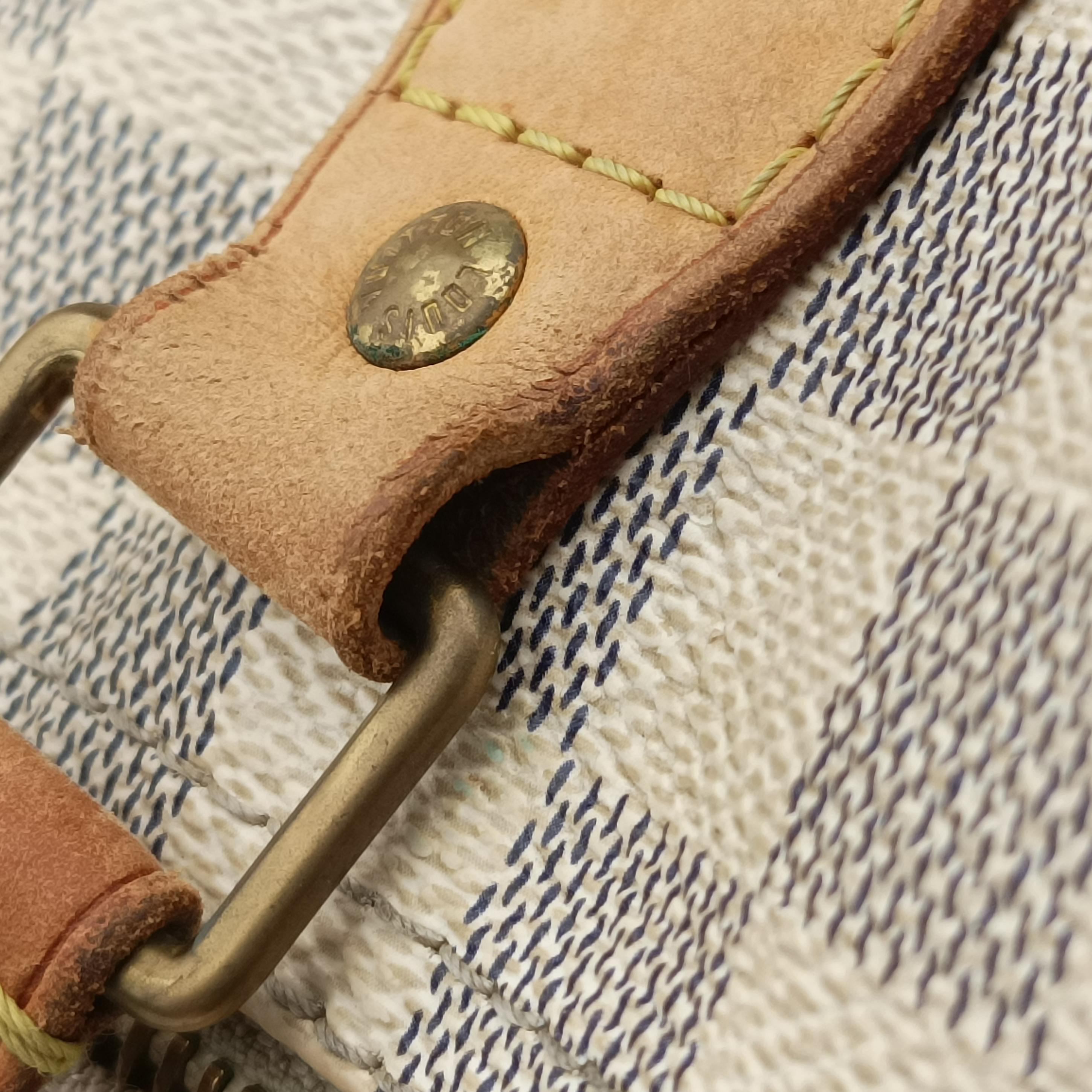 Pre-owned Louis Vuitton Speedy 30 Azur Damier Canvas N41533 handbag | stylenewstar