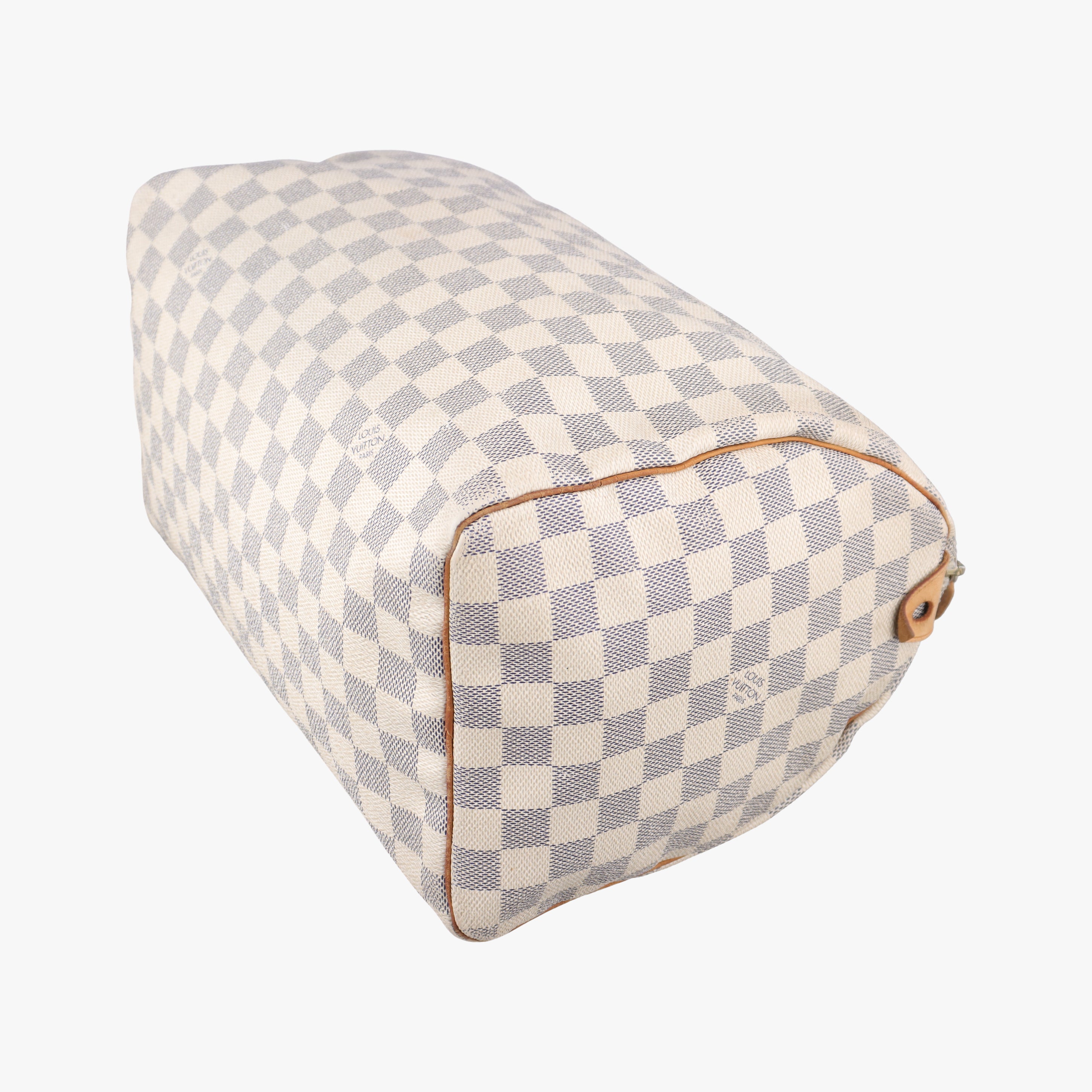 Pre-owned Louis Vuitton Speedy 30 Azur Damier Canvas N41533 handbag | stylenewstar