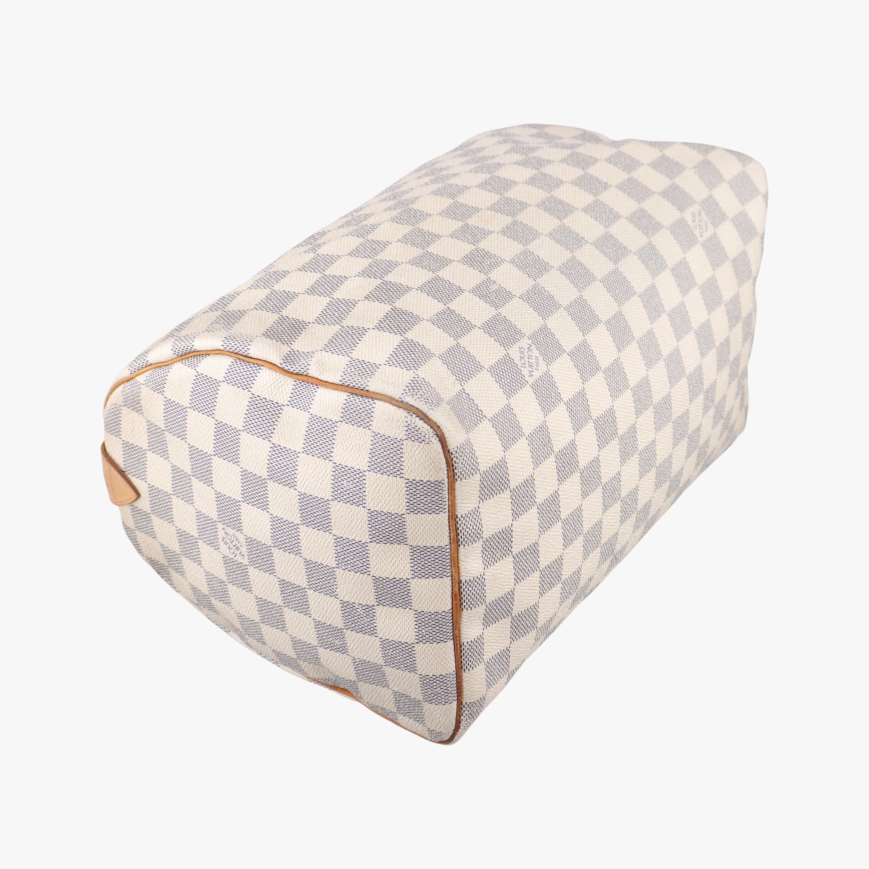 Pre-owned Louis Vuitton Speedy 30 Azur Damier Canvas N41533 handbag | stylenewstar