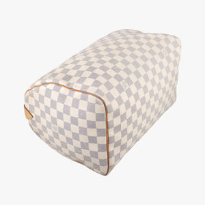 Pre-owned Louis Vuitton Speedy 30 Azur Damier Canvas N41533 handbag | stylenewstar