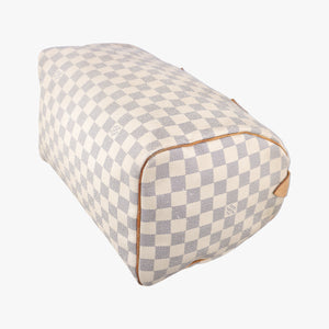 Pre-owned Louis Vuitton Speedy 30 Azur Damier Canvas N41533 handbag | stylenewstar