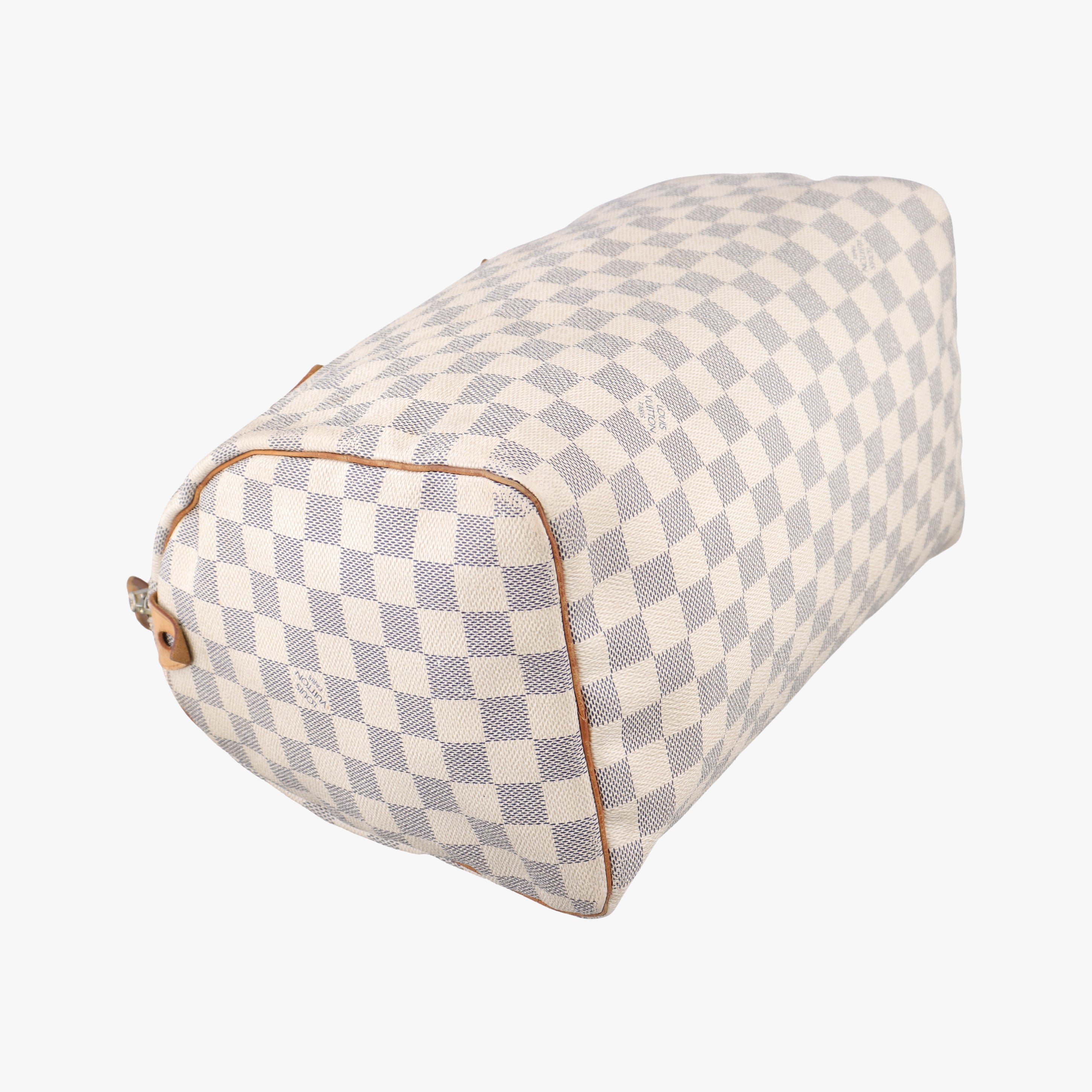 Pre-owned Louis Vuitton Speedy 30 Azur Damier Canvas N41533 handbag | stylenewstar