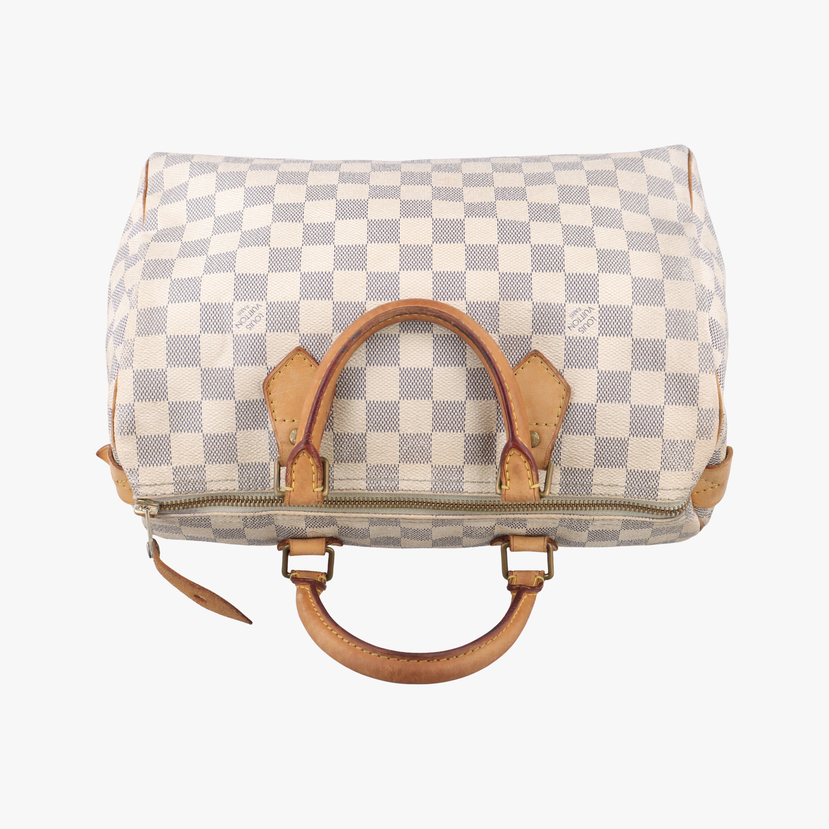 Pre-owned Louis Vuitton Speedy 30 Azur Damier Canvas N41533 handbag | stylenewstar