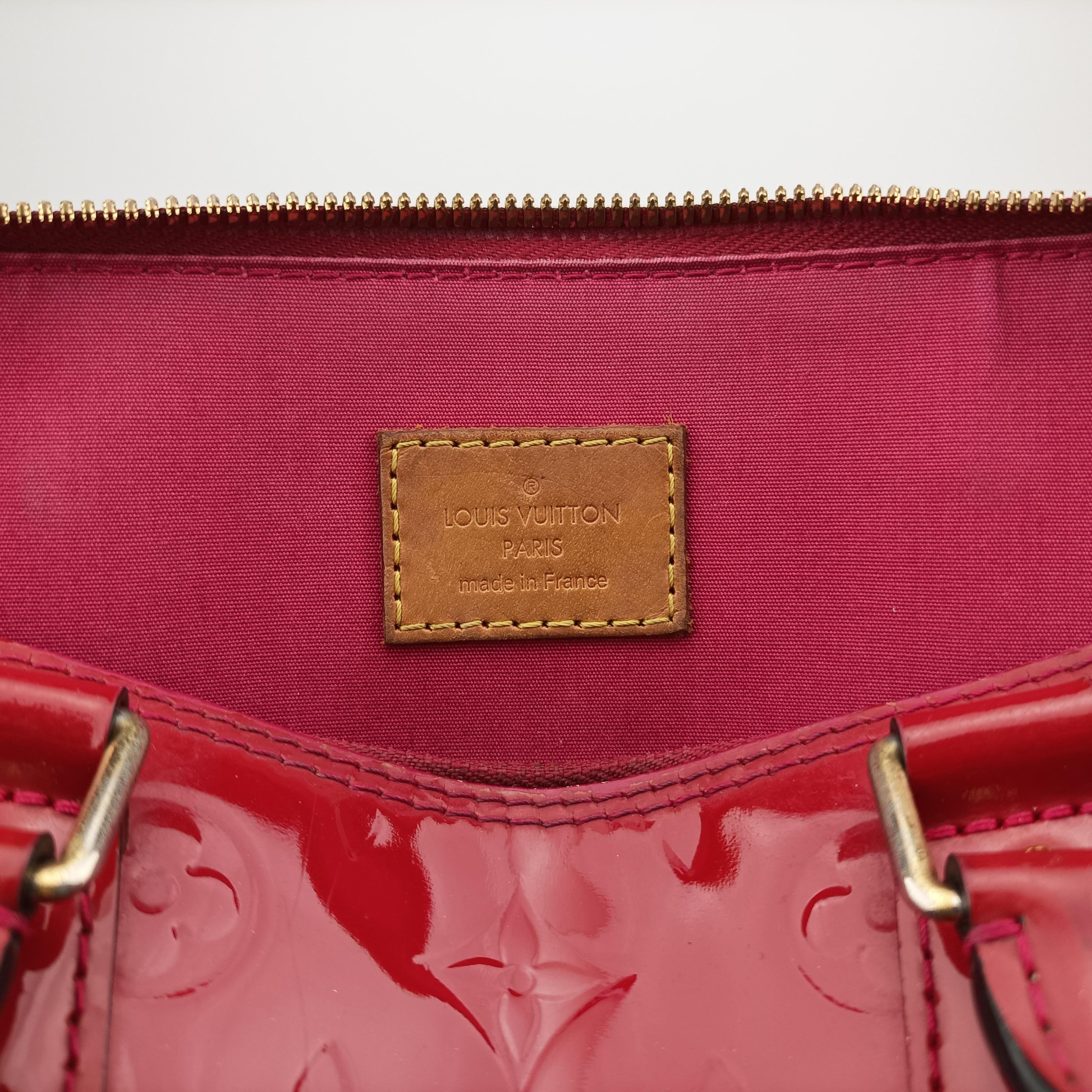 Pre-owned Louis Vuitton Alma PM pomme d'amour Vernis M90096 handbag | stylenewstar