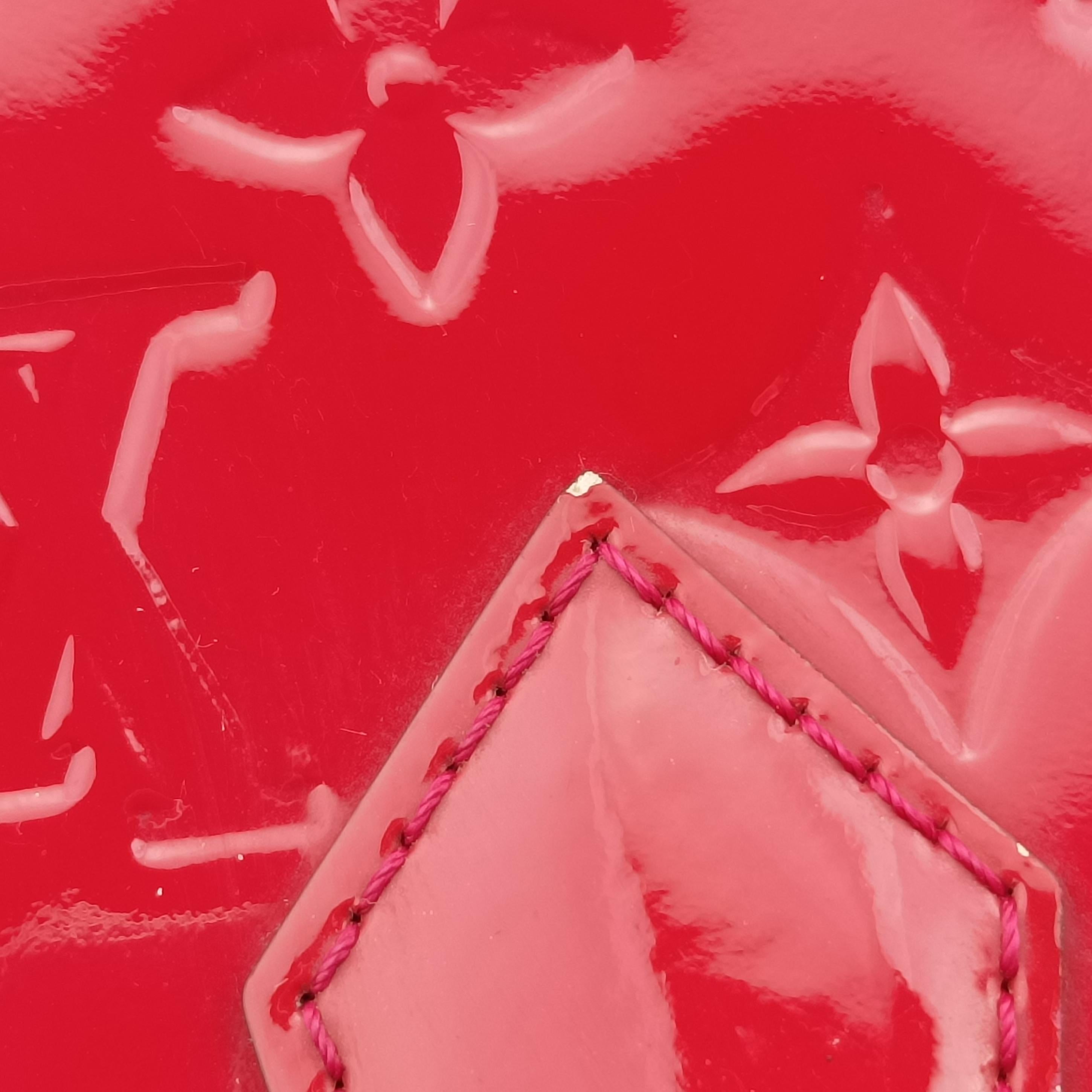 Pre-owned Louis Vuitton Alma PM pomme d'amour Vernis M90096 handbag | stylenewstar