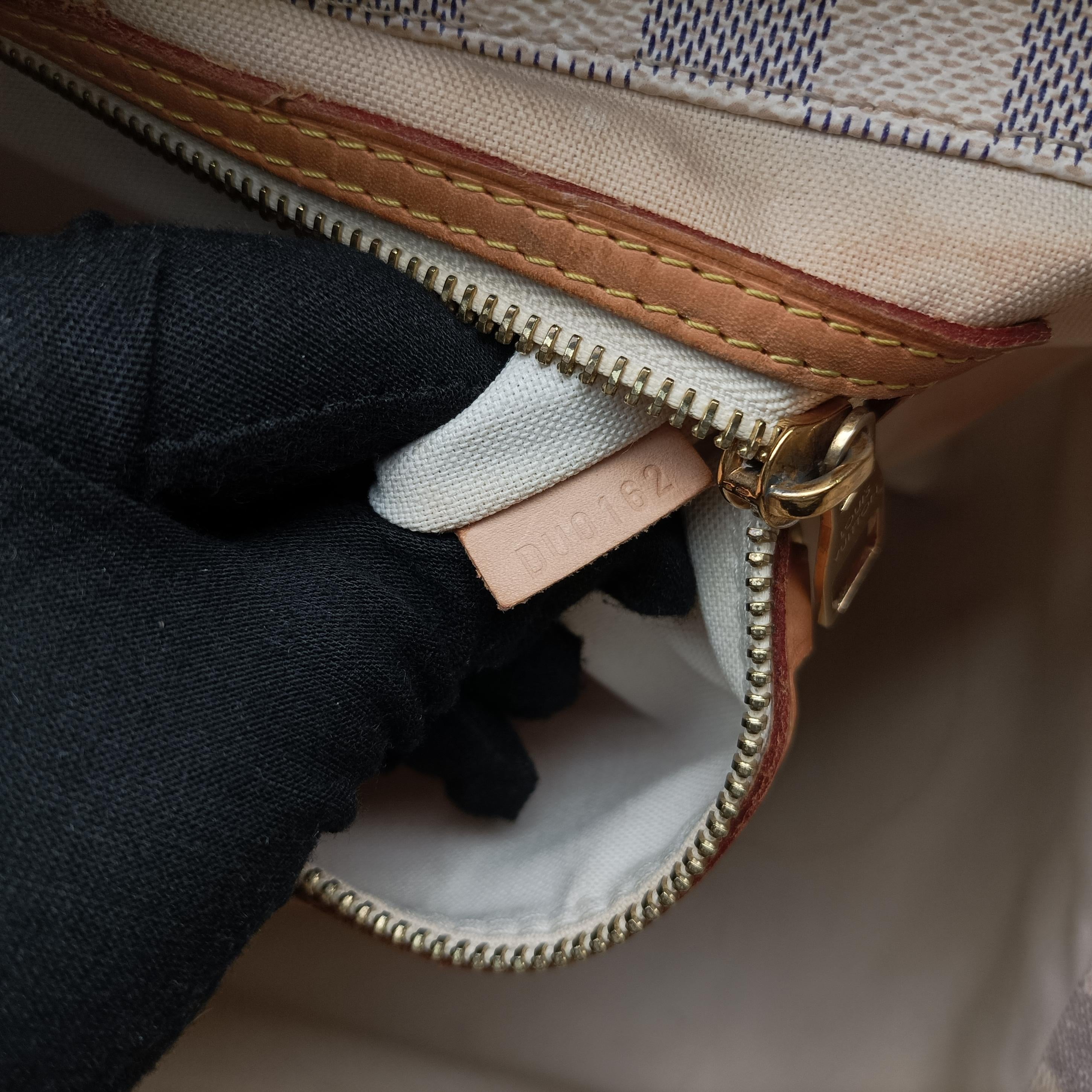 Pre-owned Louis Vuitton Plein Soleil Cabas PM AZUR Damier Canvas N41179 shoulderbag | stylenewstar