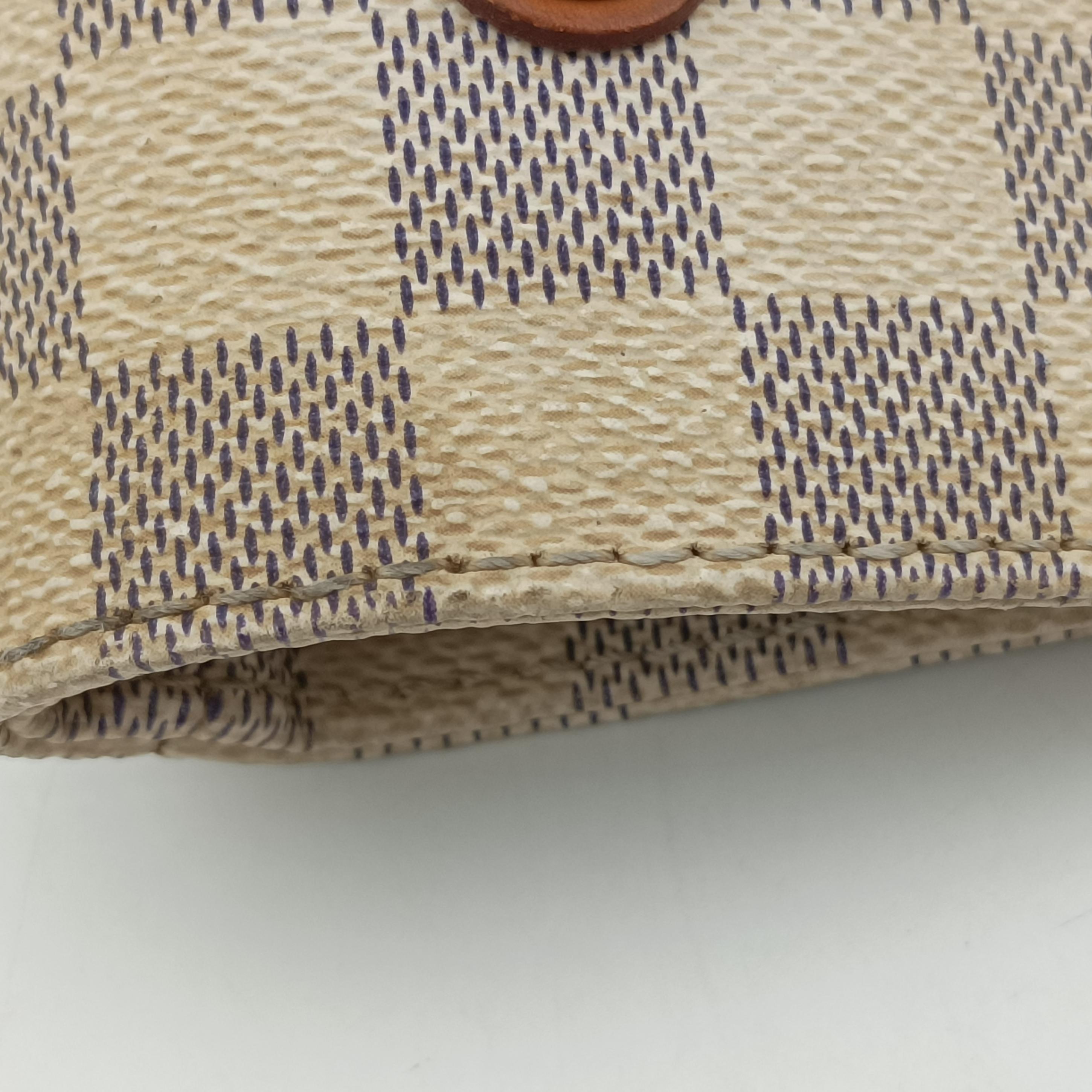 Pre-owned Louis Vuitton Plein Soleil Cabas PM AZUR Damier Canvas N41179 shoulderbag | stylenewstar