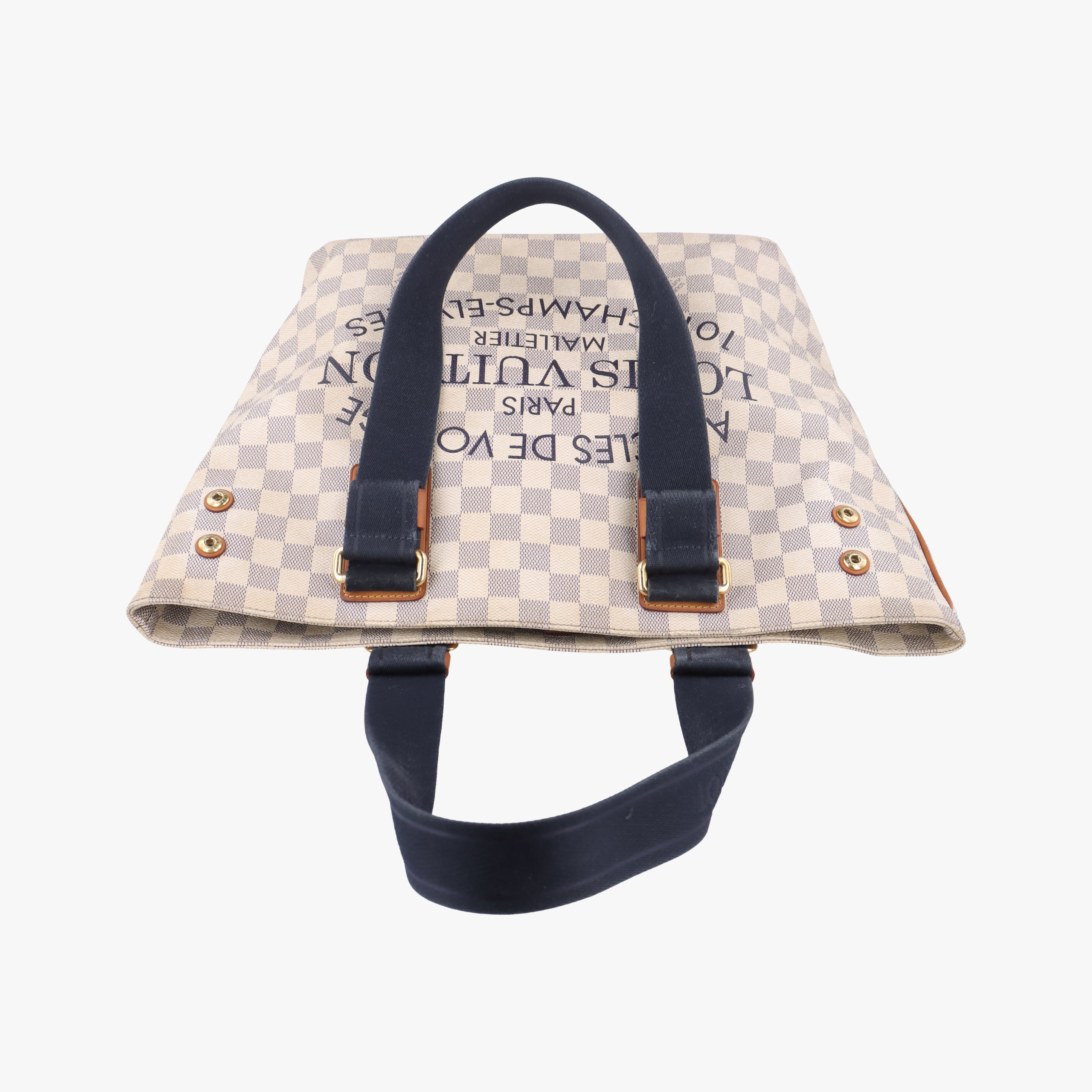 Pre-owned Louis Vuitton Plein Soleil Cabas PM AZUR Damier Canvas N41179 shoulderbag | stylenewstar