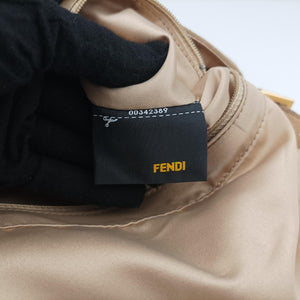 Pre-owned Fendi Big Mamma Forever Flap Beige Leather 8BR638 shoulderbag | stylenewstar