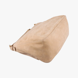 Pre-owned Fendi Big Mamma Forever Flap Beige Leather 8BR638 shoulderbag | stylenewstar