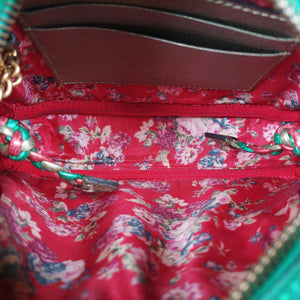 Vintage Gucci Laminate Red×Green Leather 534951 shoulderbag | stylenewstar