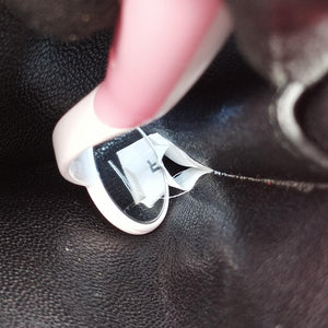 Pre-owned Prada Cahier Red x Black Leather 1BD045 shoulderbag | stylenewstar