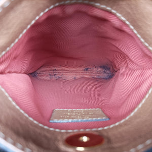 Pre-owned Louis Vuitton Underground Flat Messenger Brown × Pink Leather M40369 shoulderbag | stylenewstar