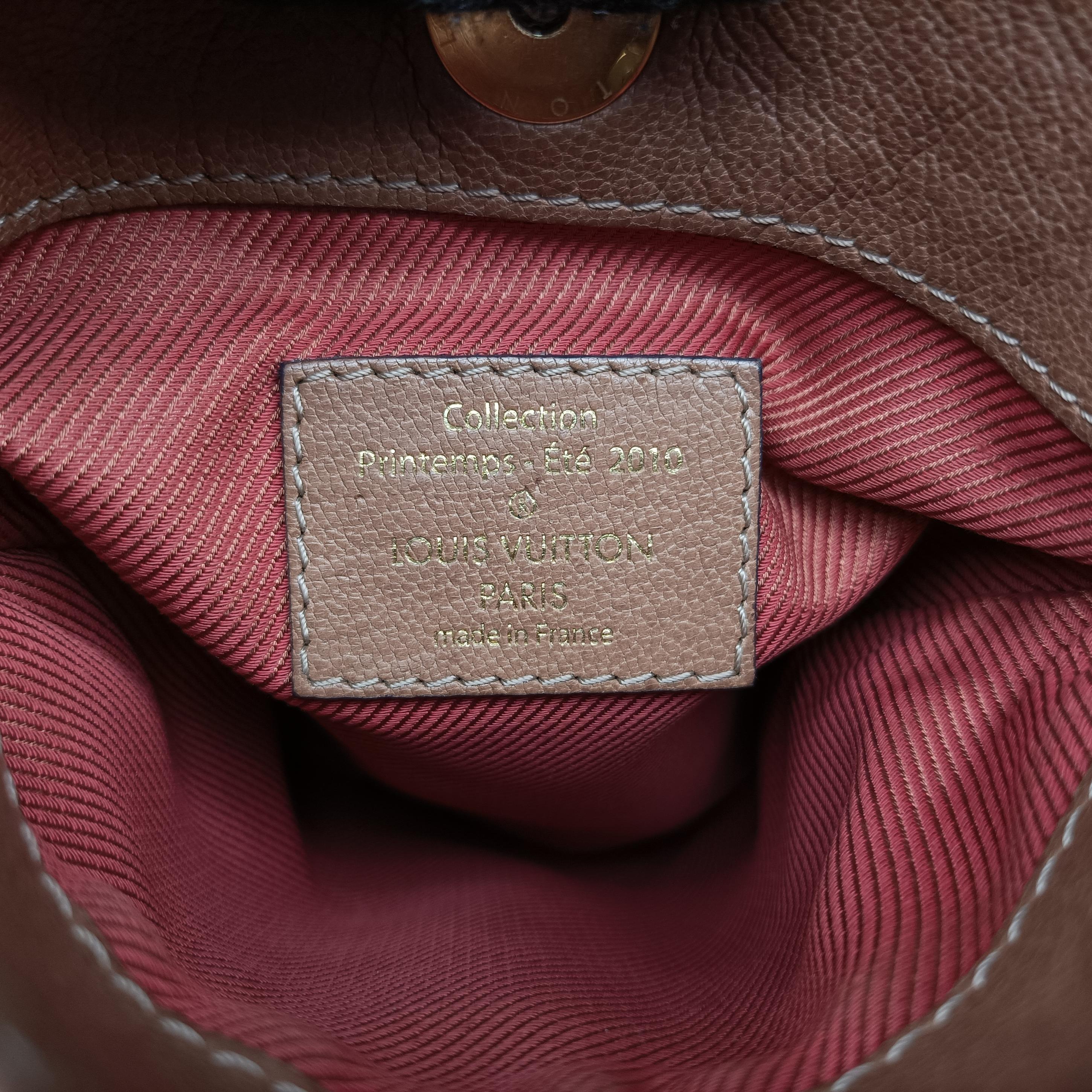 Pre-owned Louis Vuitton Underground Flat Messenger Brown × Pink Leather M40369 shoulderbag | stylenewstar