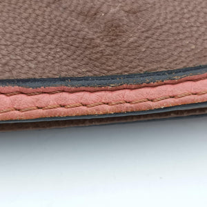 Pre-owned Louis Vuitton Underground Flat Messenger Brown × Pink Leather M40369 shoulderbag | stylenewstar