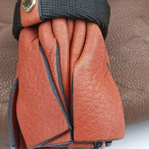 Pre-owned Louis Vuitton Underground Flat Messenger Brown × Pink Leather M40369 shoulderbag | stylenewstar