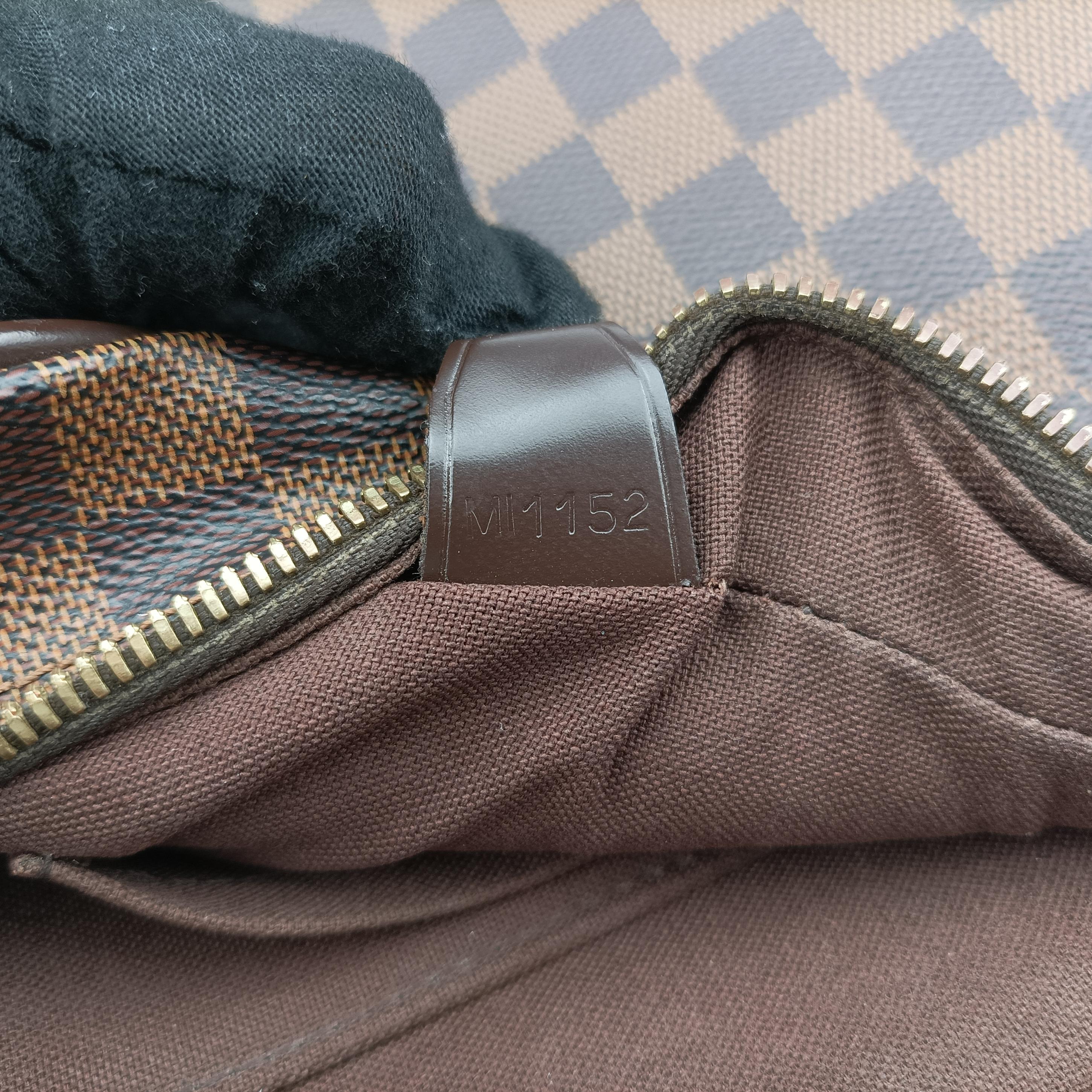 Pre-owned Louis Vuitton SHELTON EBENE Damier Canvas N41149 shoulderbag | stylenewstar