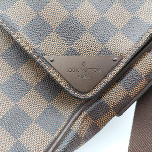 Pre-owned Louis Vuitton SHELTON EBENE Damier Canvas N41149 shoulderbag | stylenewstar
