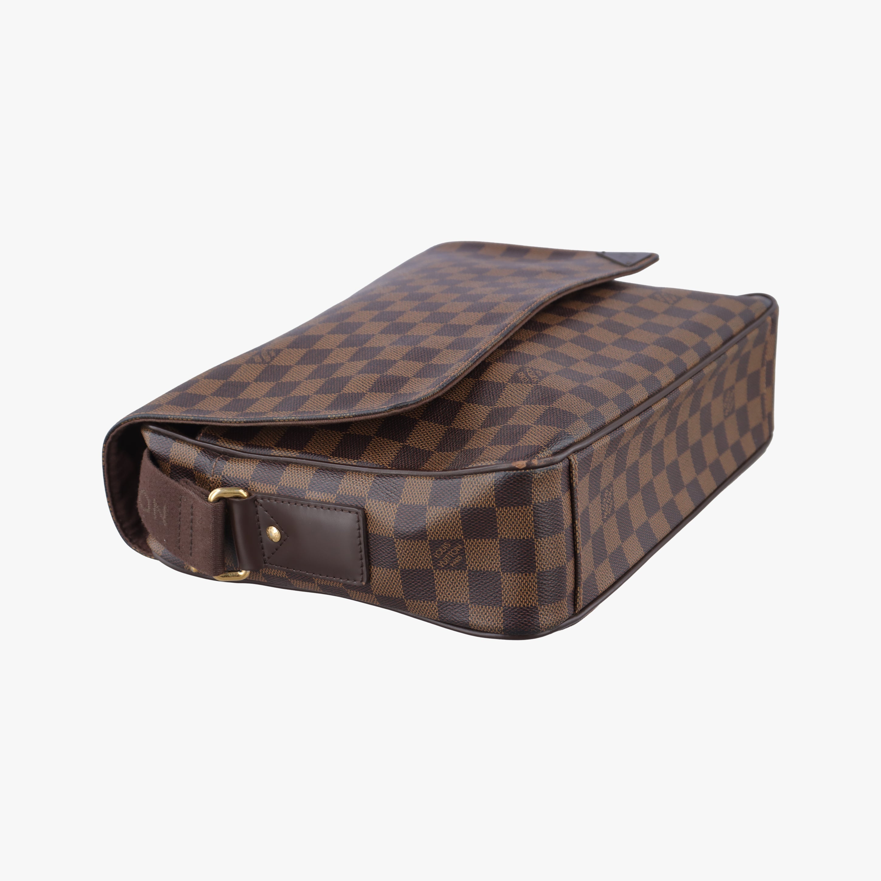 Pre-owned Louis Vuitton SHELTON EBENE Damier Canvas N41149 shoulderbag | stylenewstar