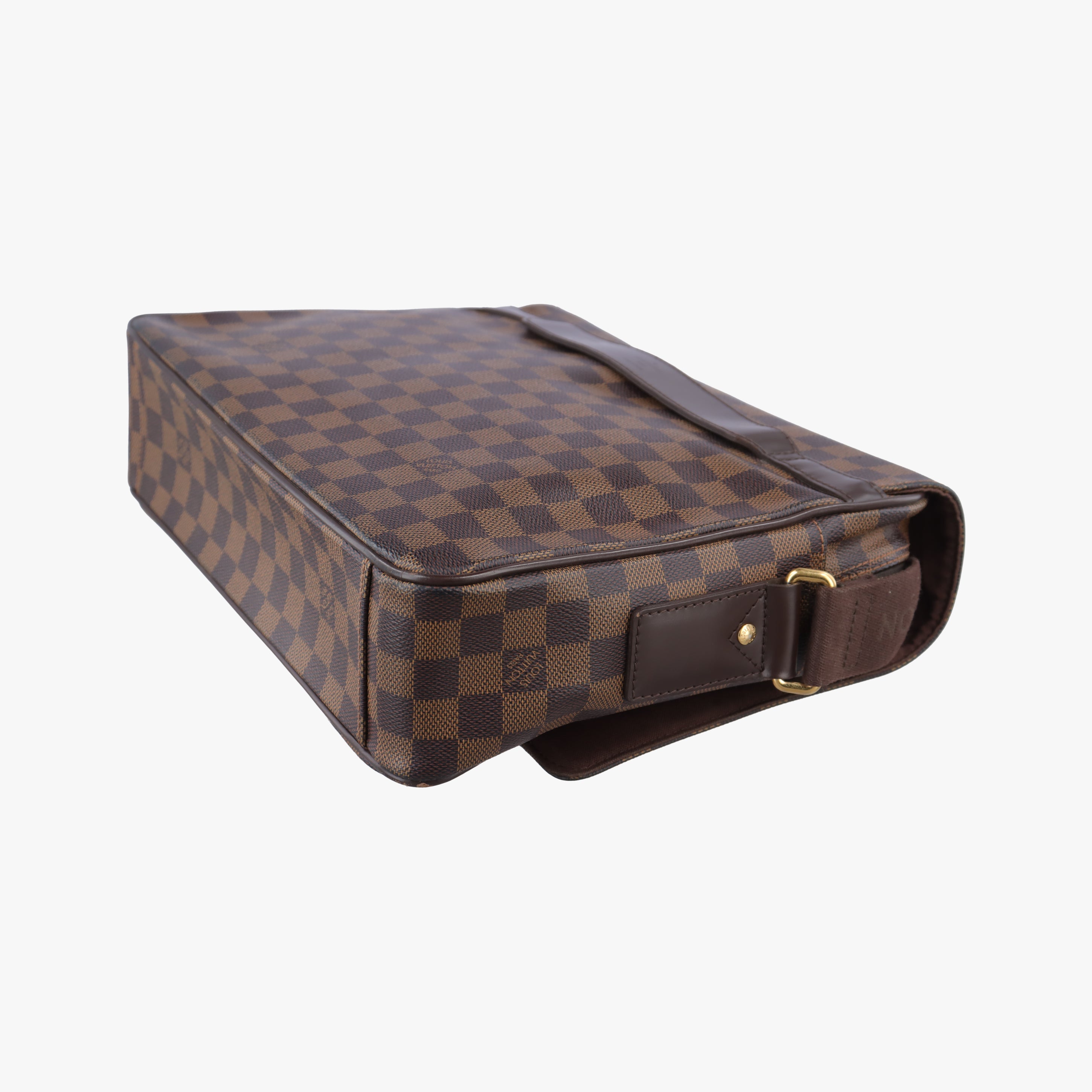 Pre-owned Louis Vuitton SHELTON EBENE Damier Canvas N41149 shoulderbag | stylenewstar