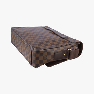 Pre-owned Louis Vuitton SHELTON EBENE Damier Canvas N41149 shoulderbag | stylenewstar