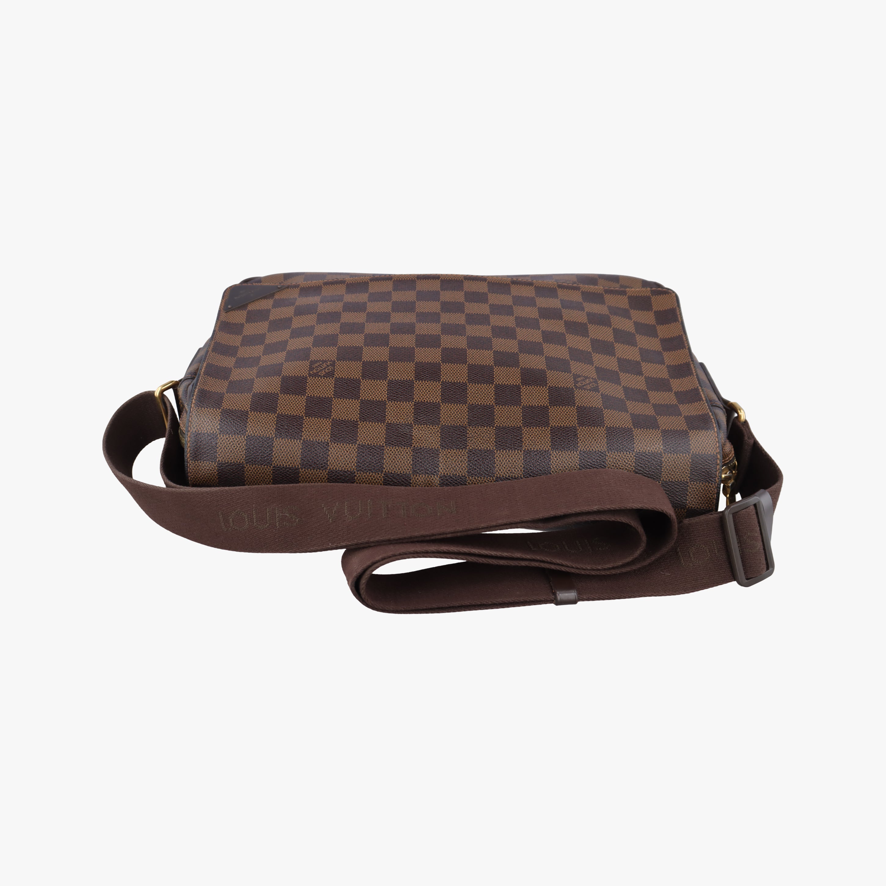 Pre-owned Louis Vuitton SHELTON EBENE Damier Canvas N41149 shoulderbag | stylenewstar