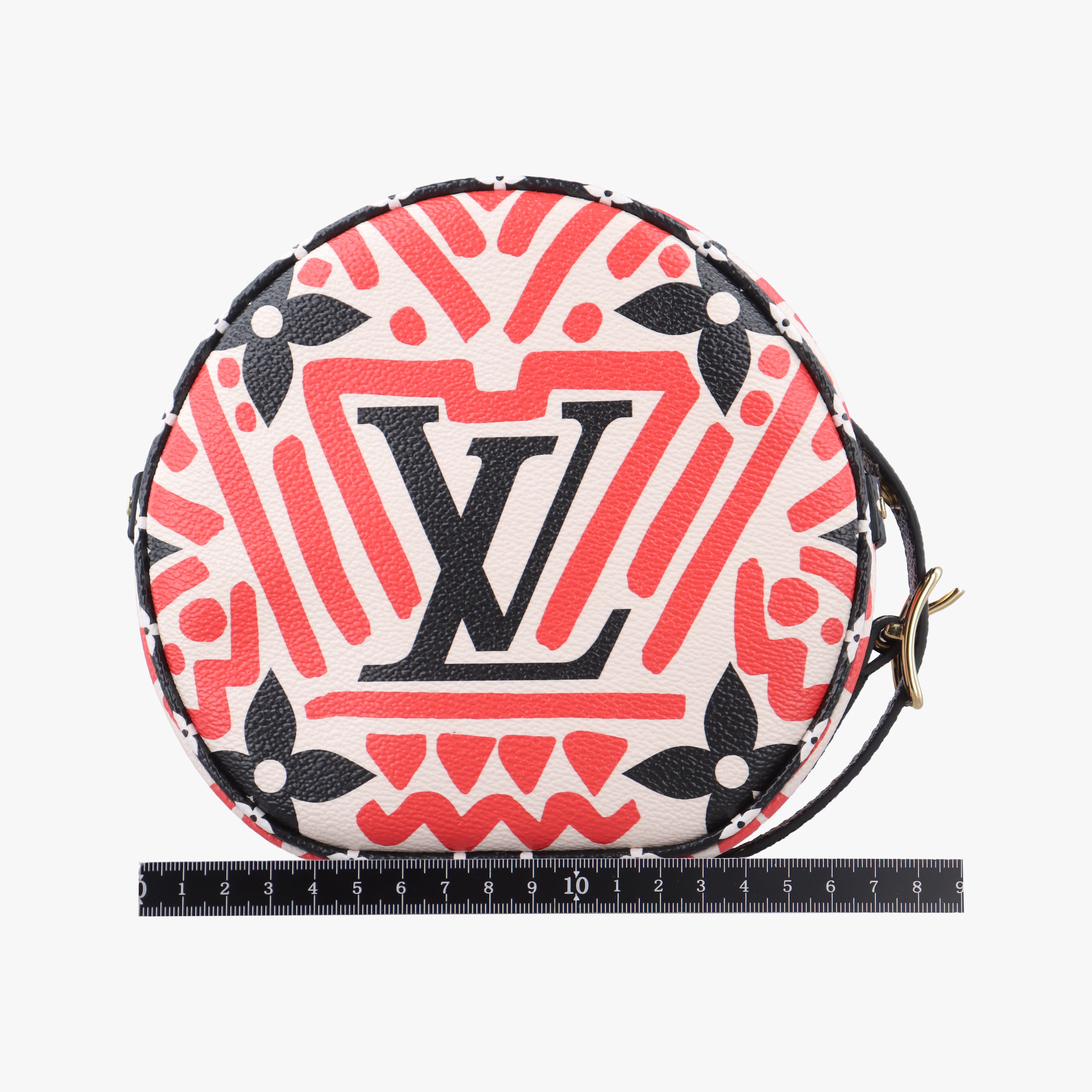 Pre-owned Louis Vuitton LV Crafty Boite Chapeau Soupour CREME ROUGE Monogram Giant M45366 shoulderbag | stylenewstar