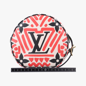 Pre-owned Louis Vuitton LV Crafty Boite Chapeau Soupour CREME ROUGE Monogram Giant M45366 shoulderbag | stylenewstar