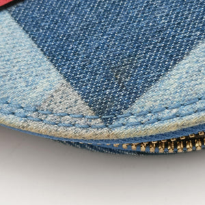 Pre-owned Louis Vuitton Alma BB DENIM×ROUGE Denim Monogram Patchwork M45042 shoulderbag | stylenewstar