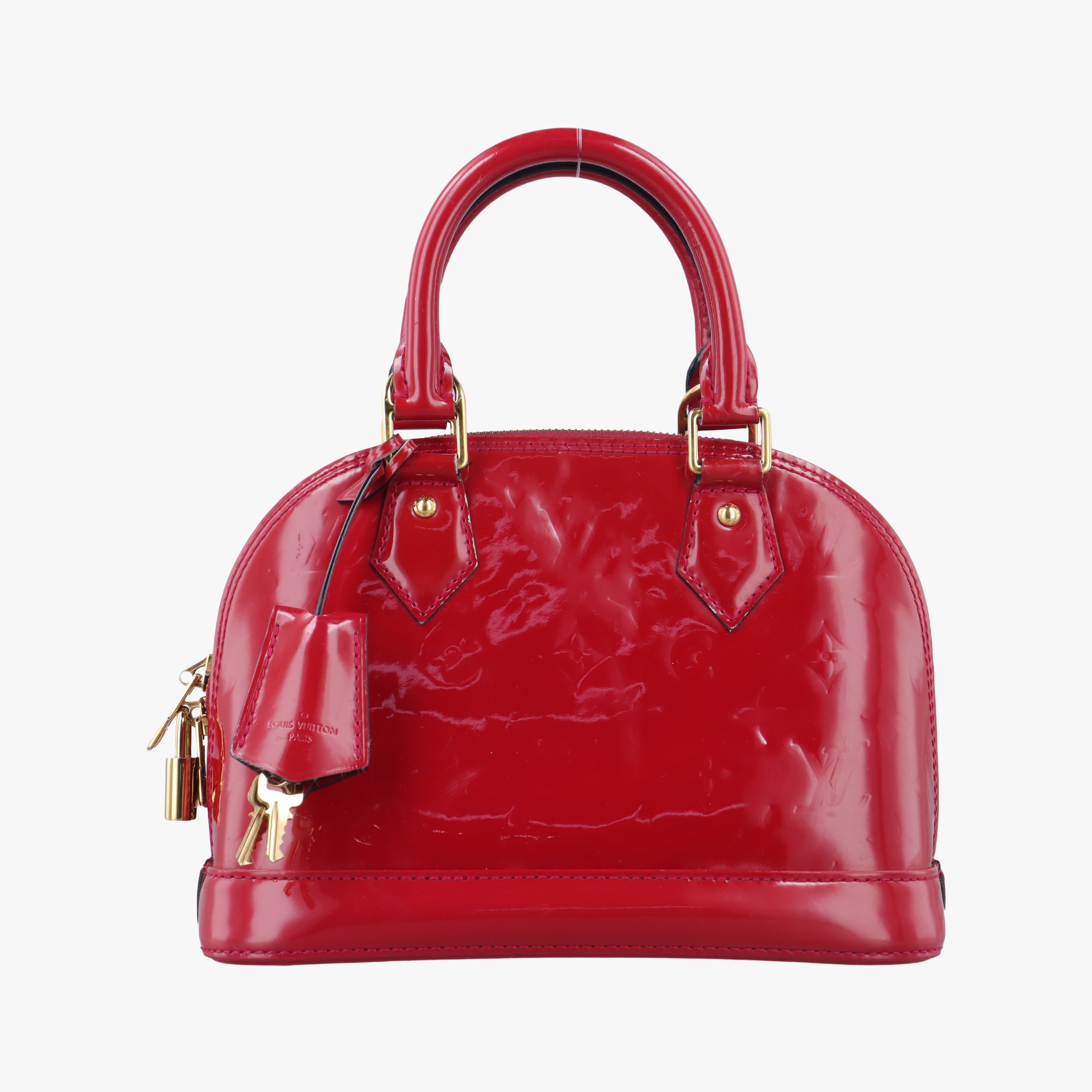 Vintage Louis Vuitton Alma BB pomme d'amour Vernis M91606 shoulderbag | stylenewstar