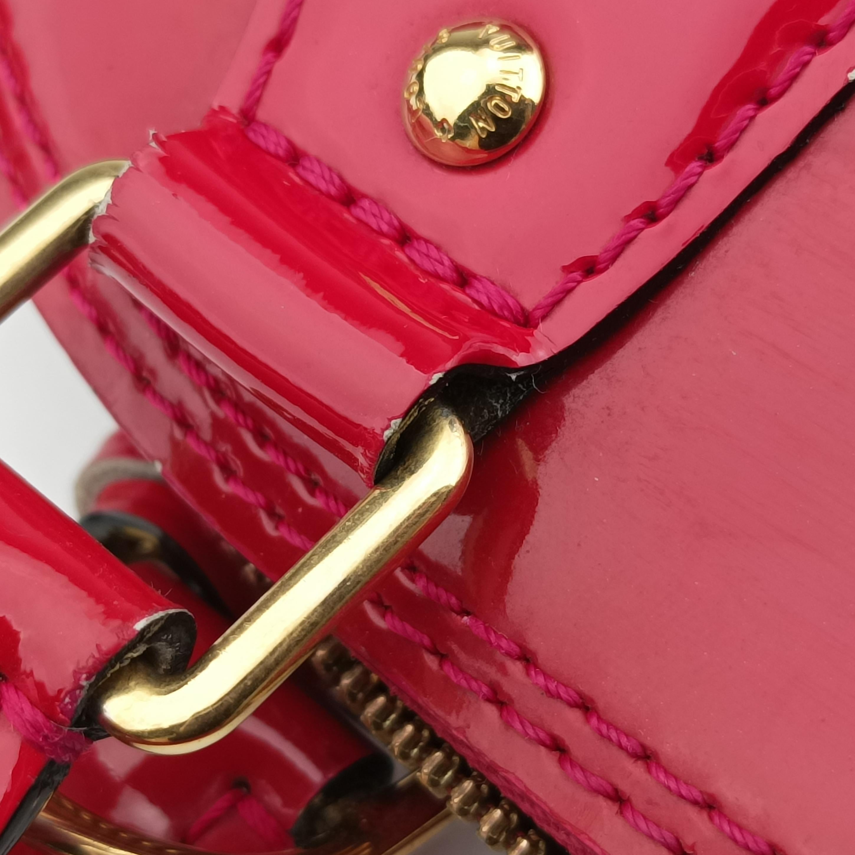 Vintage Louis Vuitton Alma BB pomme d'amour Vernis M91606 shoulderbag | stylenewstar