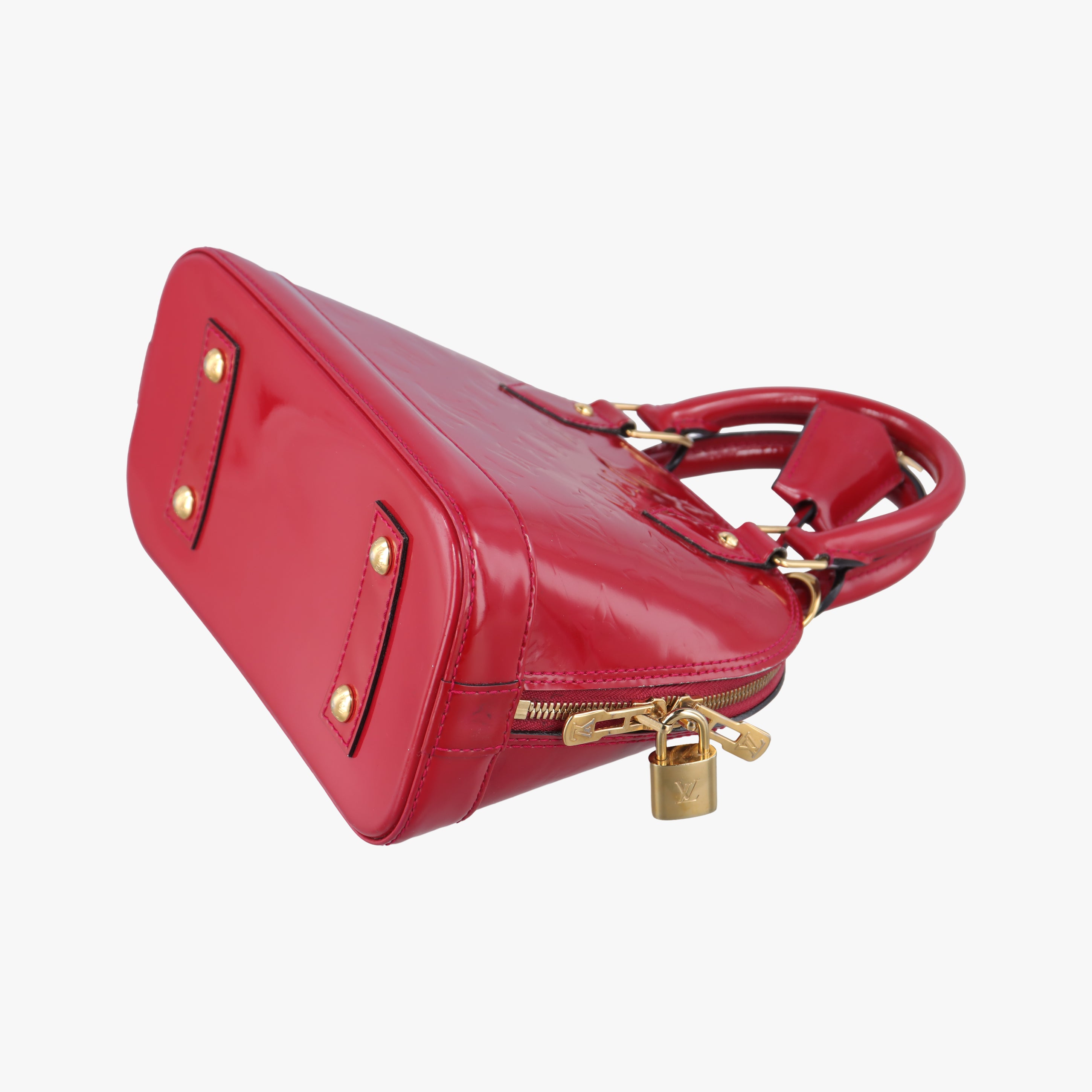 Vintage Louis Vuitton Alma BB pomme d'amour Vernis M91606 shoulderbag | stylenewstar