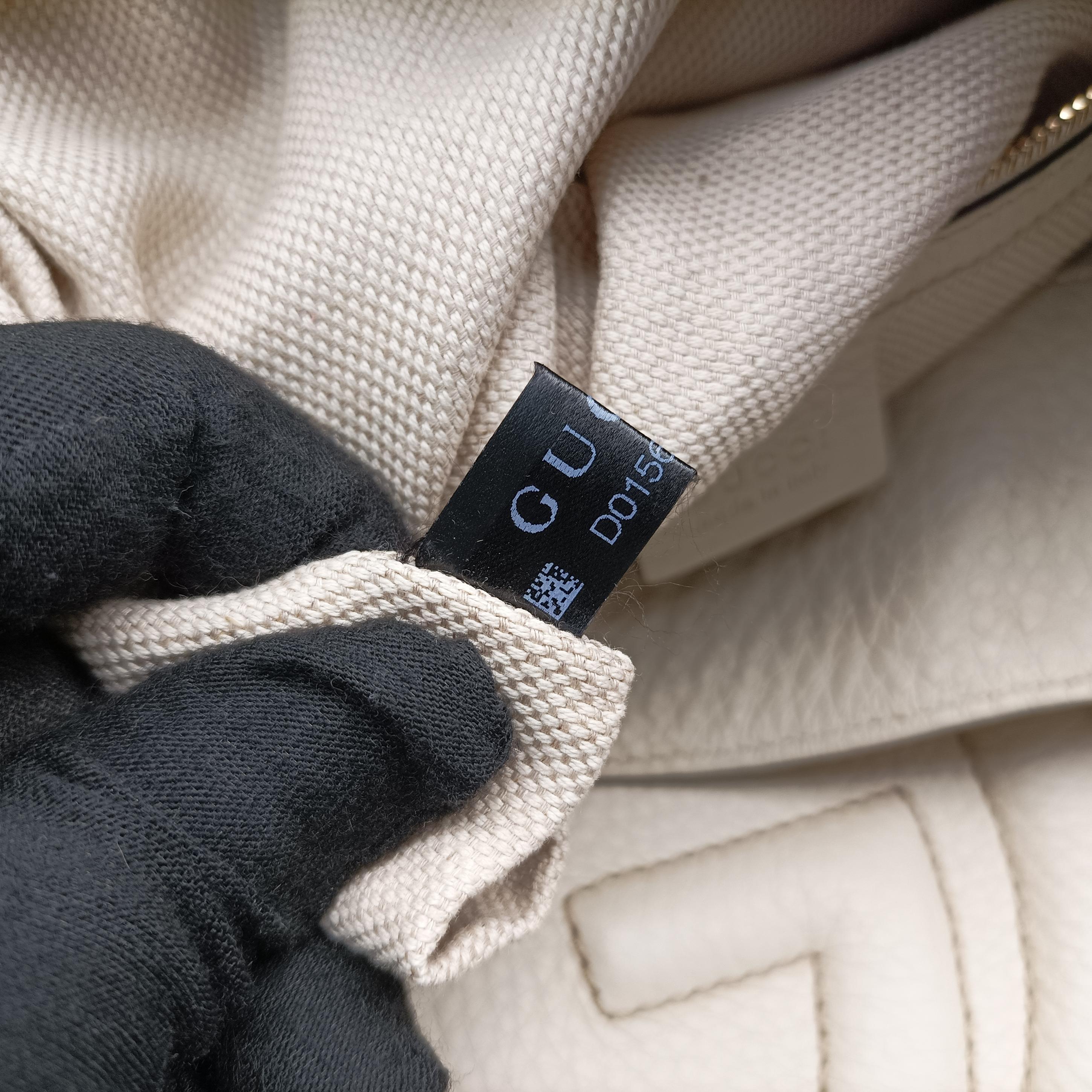 Secondhand Gucci Soho White Leather 308982 shoulderbag | stylenewstar