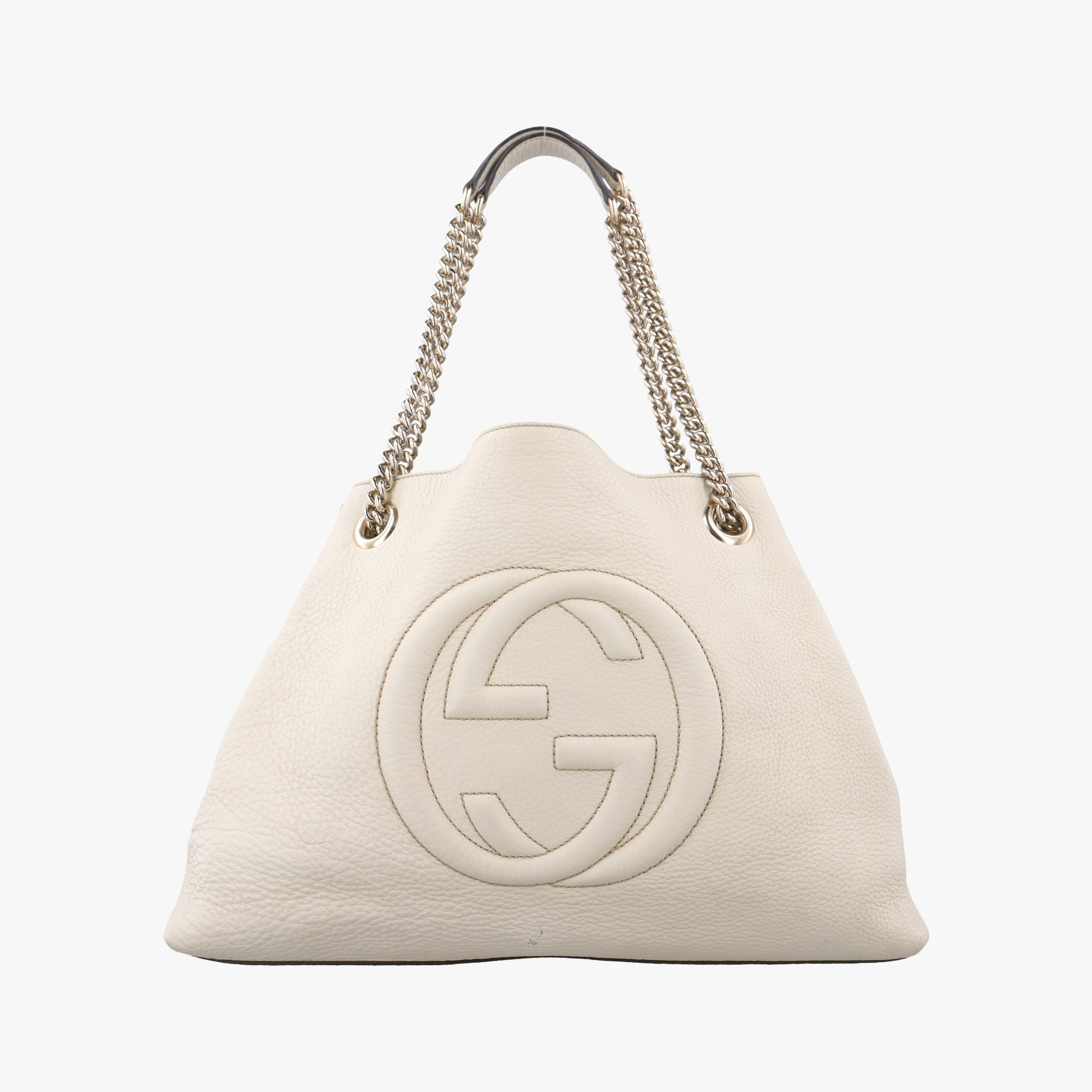 Secondhand Gucci Soho White Leather 308982 shoulderbag | stylenewstar