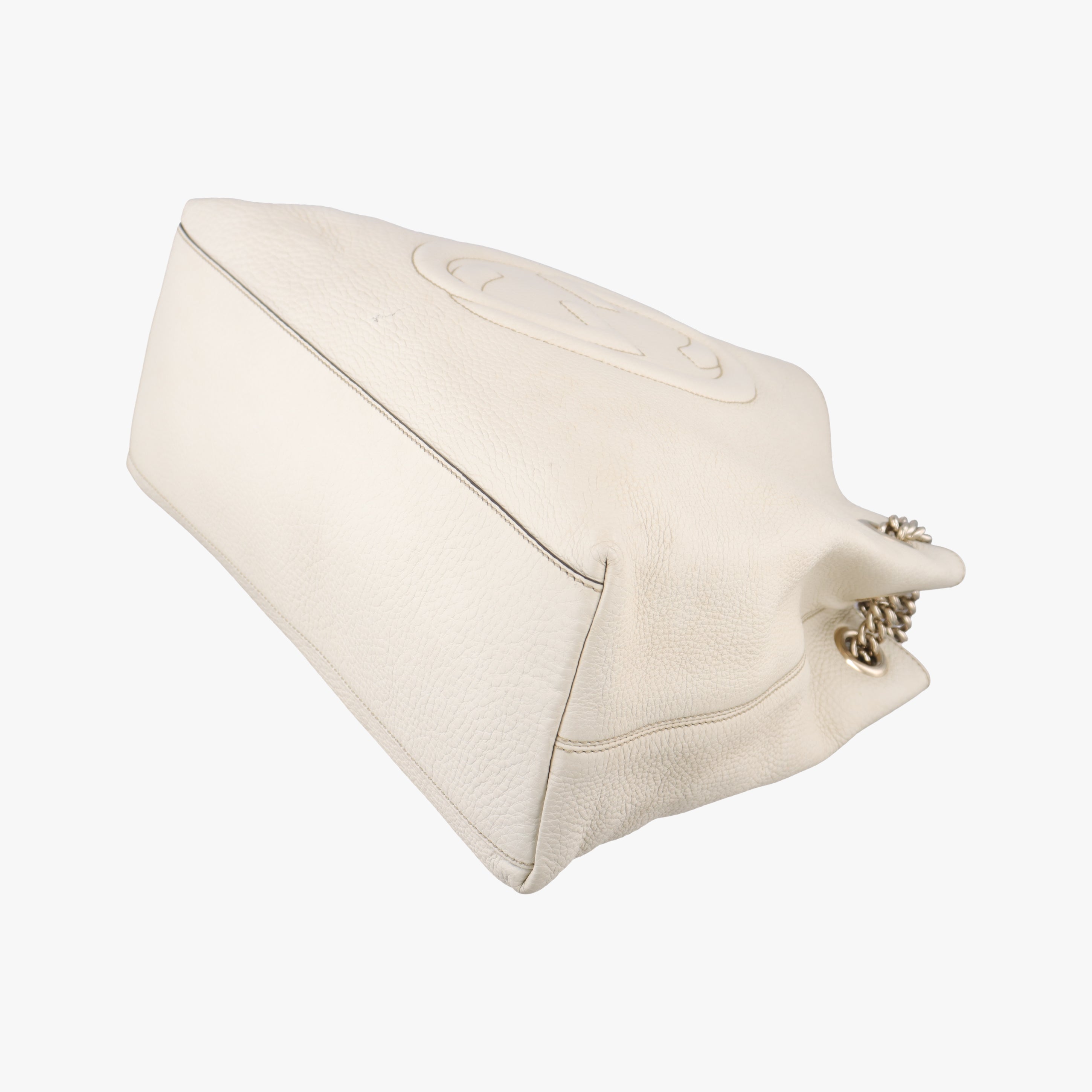 Secondhand Gucci Soho White Leather 308982 shoulderbag | stylenewstar