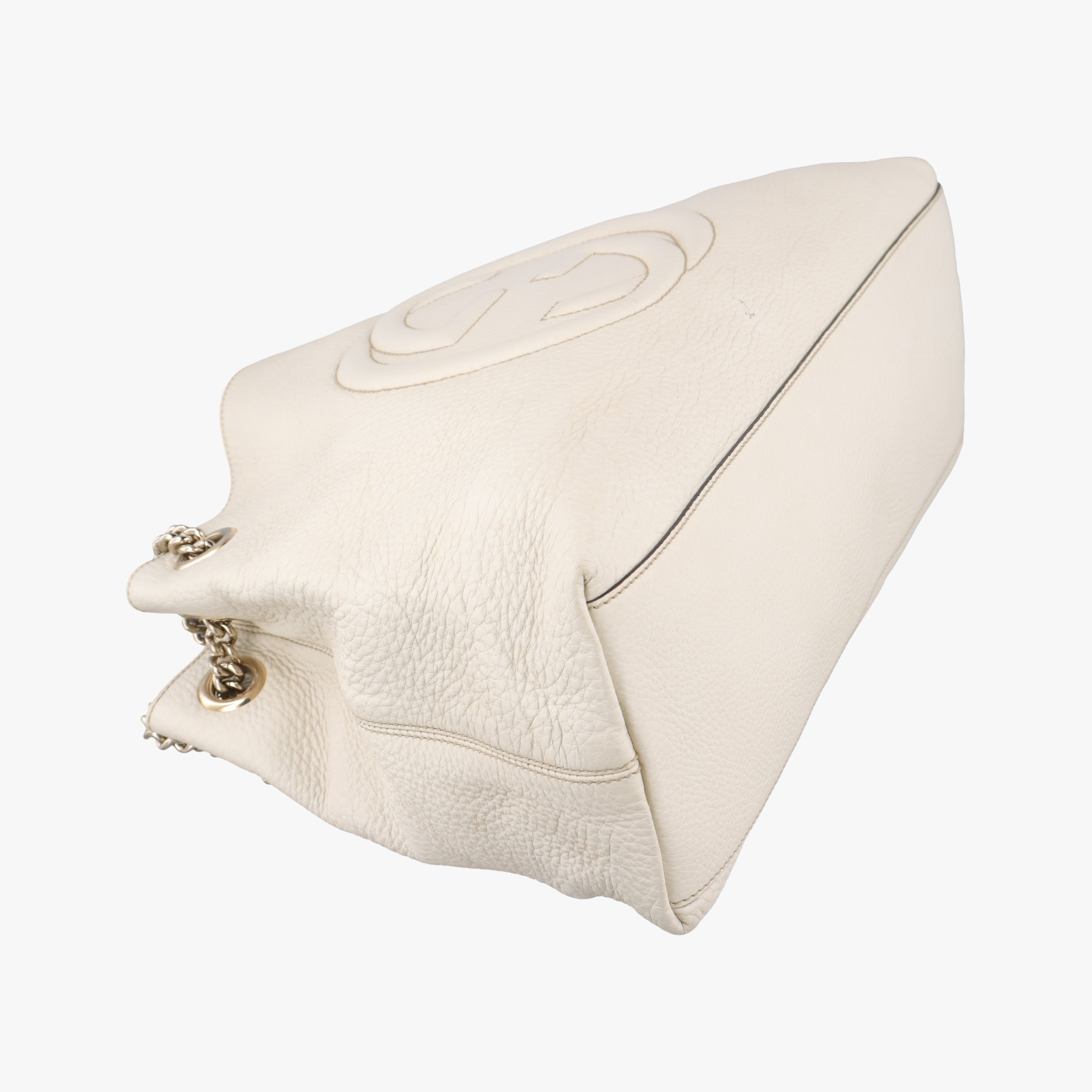Secondhand Gucci Soho White Leather 308982 shoulderbag | stylenewstar