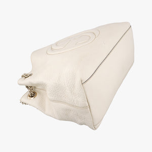 Secondhand Gucci Soho White Leather 308982 shoulderbag | stylenewstar