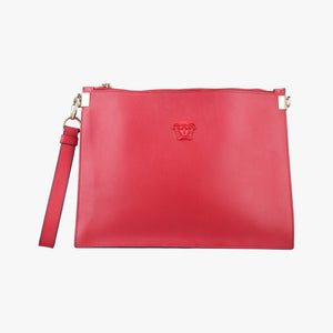 Secondhand VERSACE La Medusa Red Leather  shoulderbag | stylenewstar