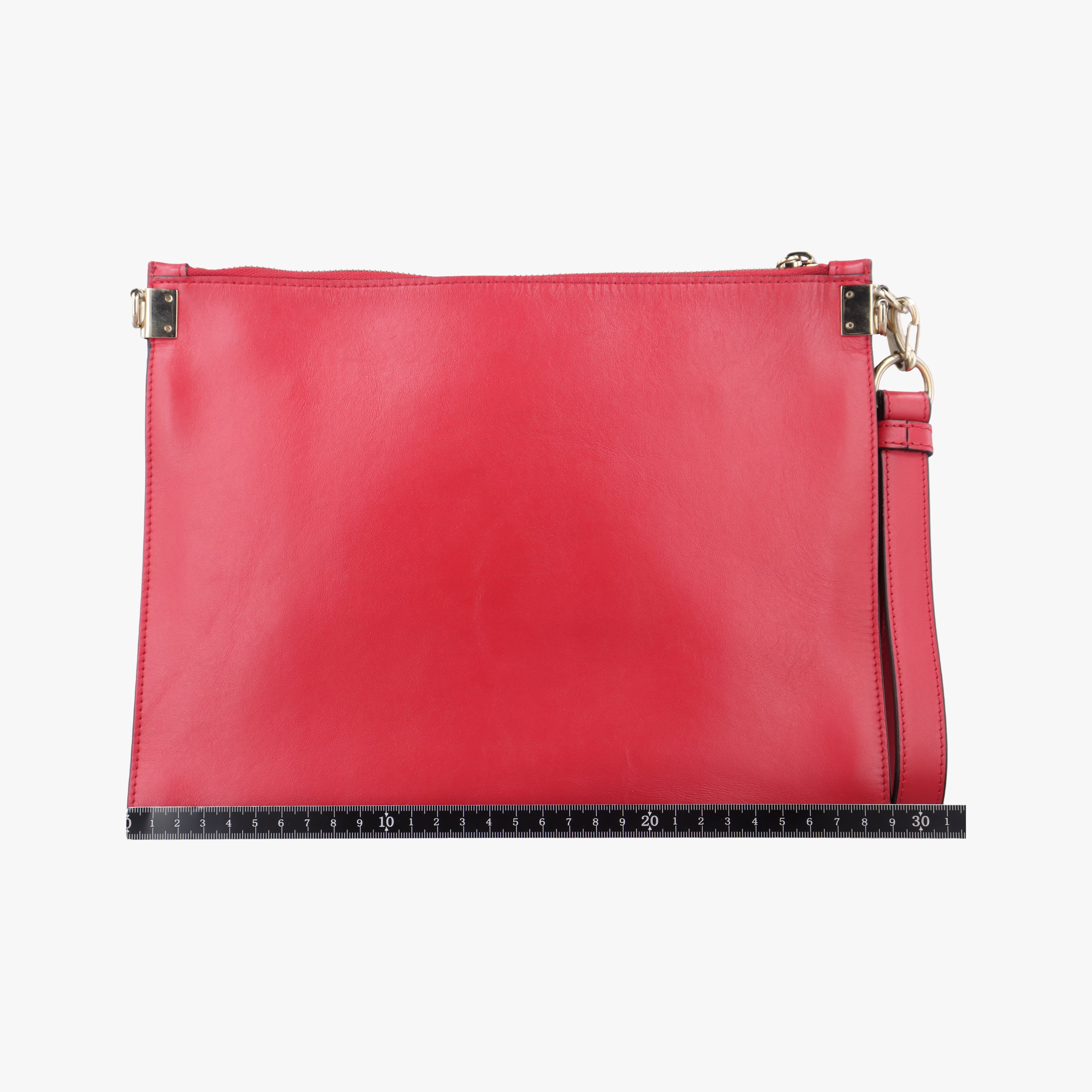 Secondhand VERSACE La Medusa Red Leather  shoulderbag | stylenewstar