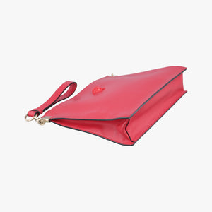 Secondhand VERSACE La Medusa Red Leather  shoulderbag | stylenewstar