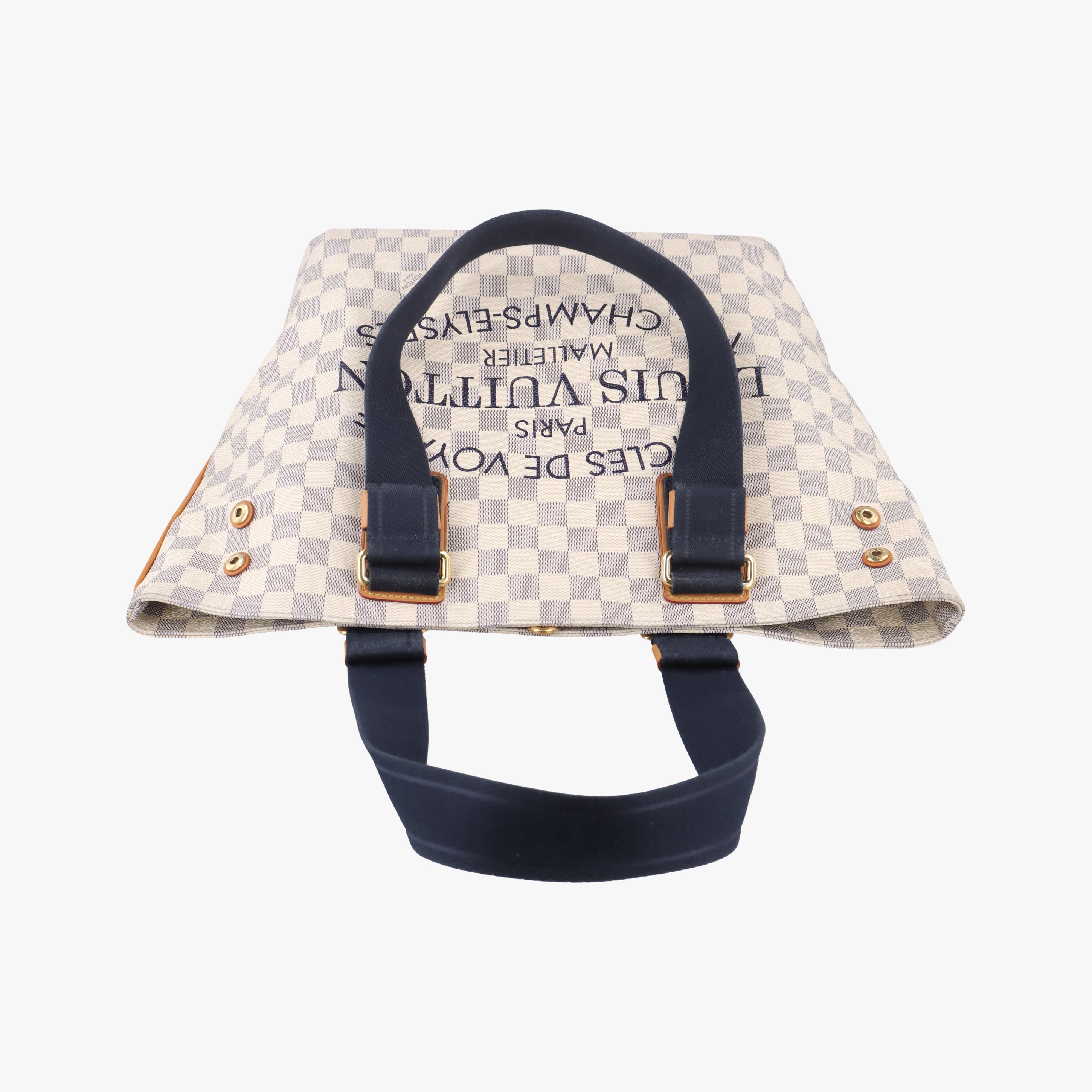 Secondhand Louis Vuitton Plein Soleil Cabas PM AZUR Damier Canvas N41179 shoulderbag | stylenewstar