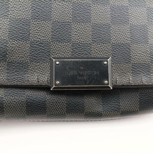 Pre-owned Louis Vuitton DANIEL MM Noir Damier GRAPHITE N41260 shoulderbag | stylenewstar