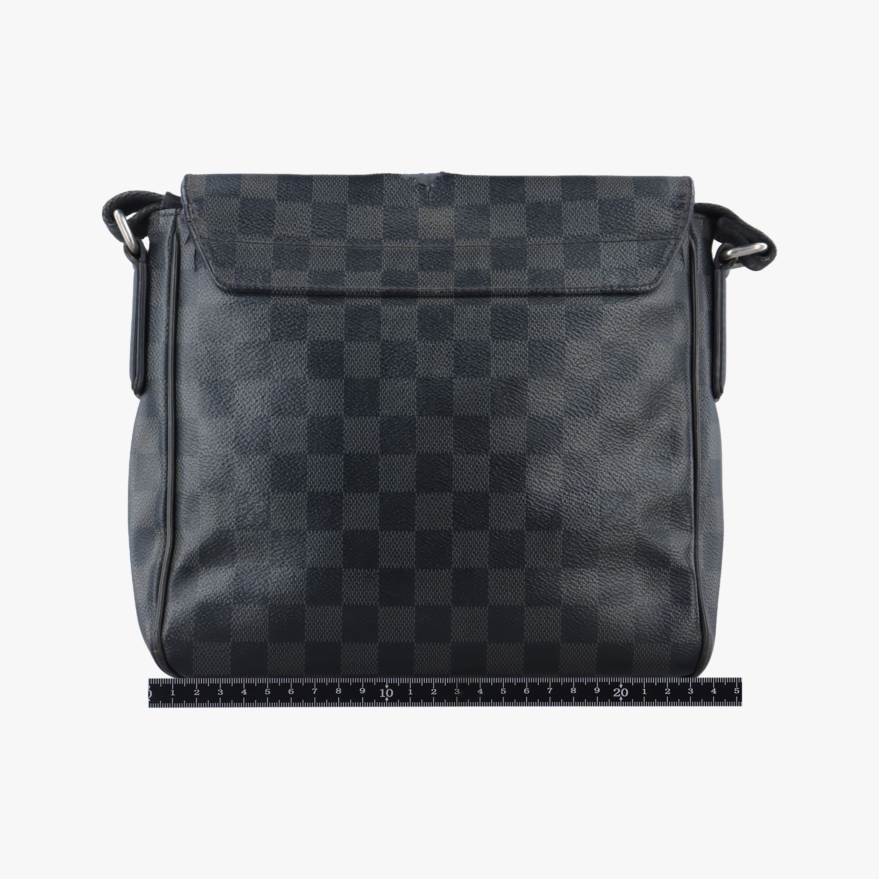 Pre-owned Louis Vuitton DANIEL MM Noir Damier GRAPHITE N41260 shoulderbag | stylenewstar