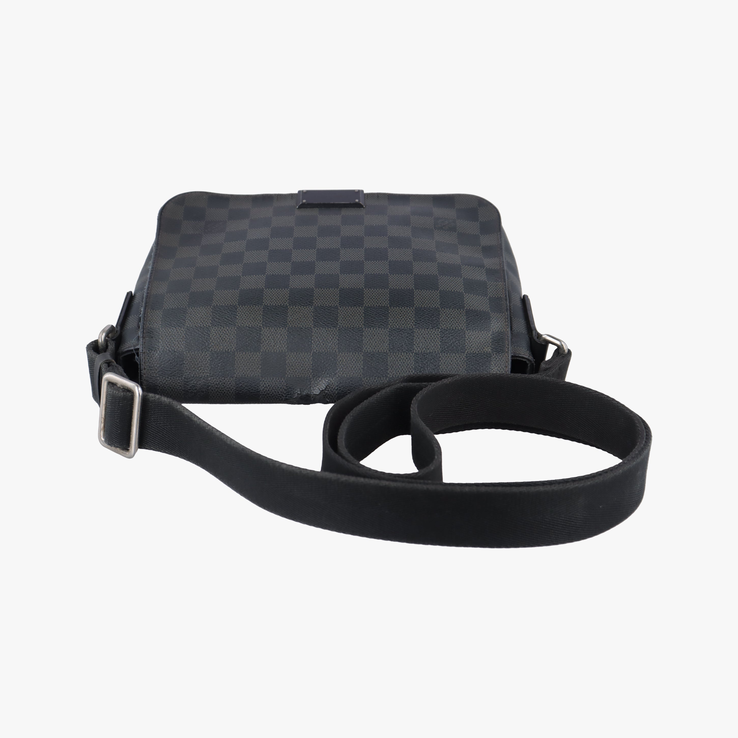 Pre-owned Louis Vuitton DANIEL MM Noir Damier GRAPHITE N41260 shoulderbag | stylenewstar