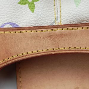 Pre-owned Louis Vuitton URSULA White Monogram Multicolor M40123 shoulderbag | stylenewstar